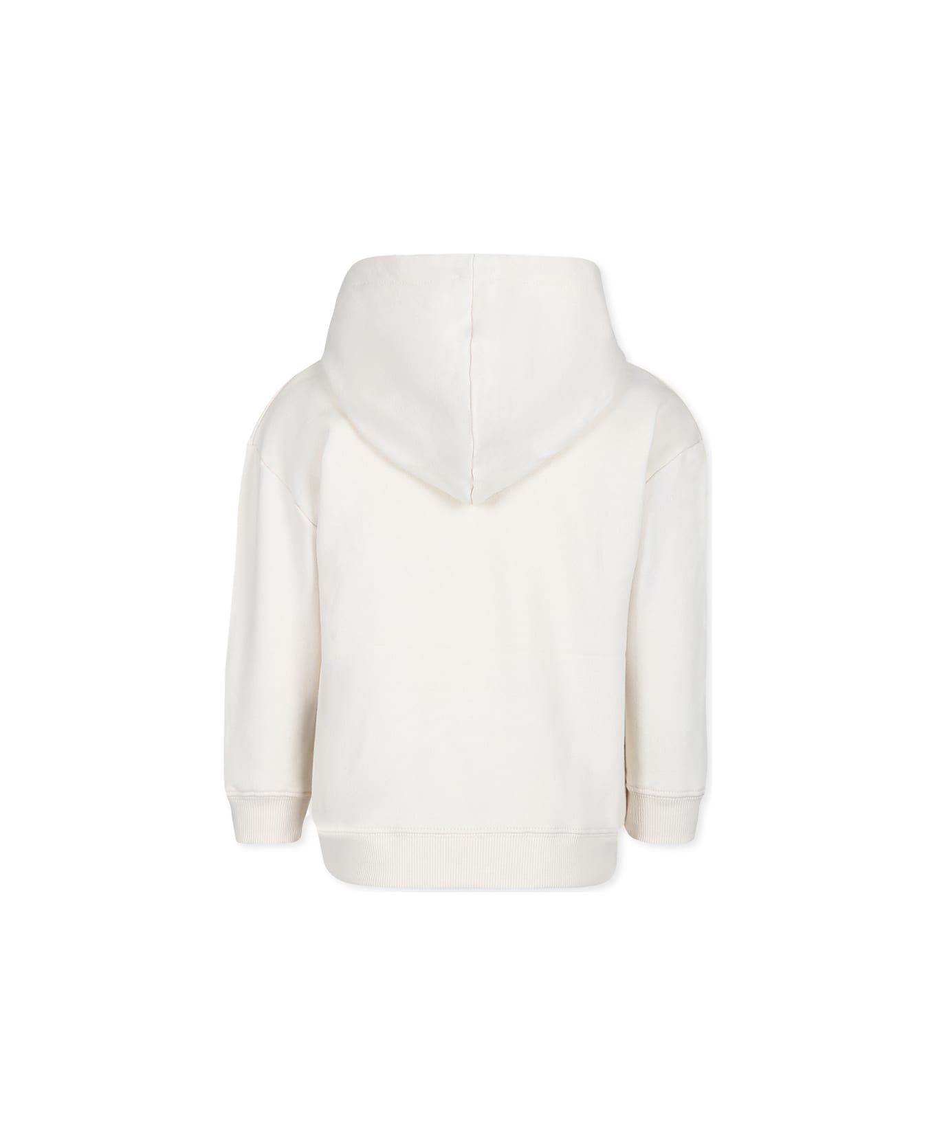 Marc Jacobs Ivory Sweatshirt For Girl With Bag Print - Bianco