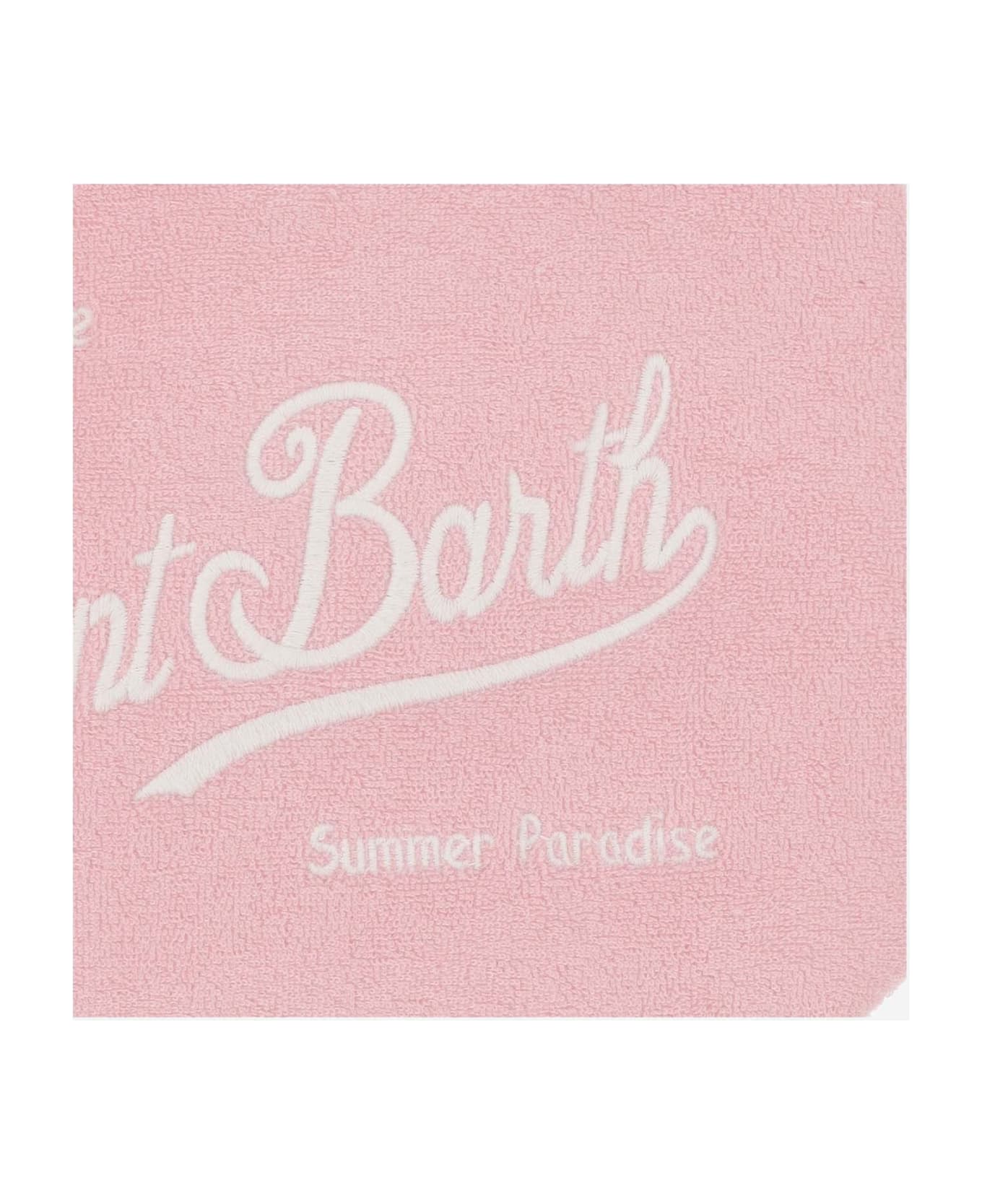MC2 Saint Barth Fabric Clutch Bag With Logo - Pink クラッチバッグ