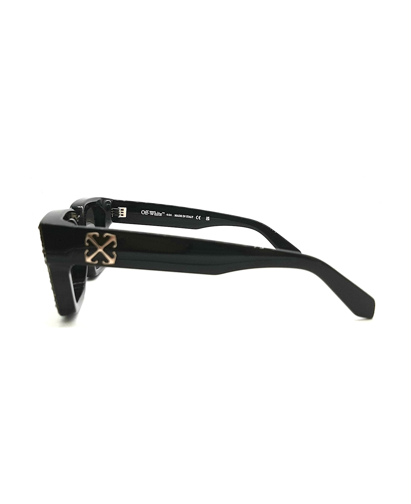 Off-White OERI126 VIRGIL SUNGLASSES L Sunglasses - Gold Dark Grey