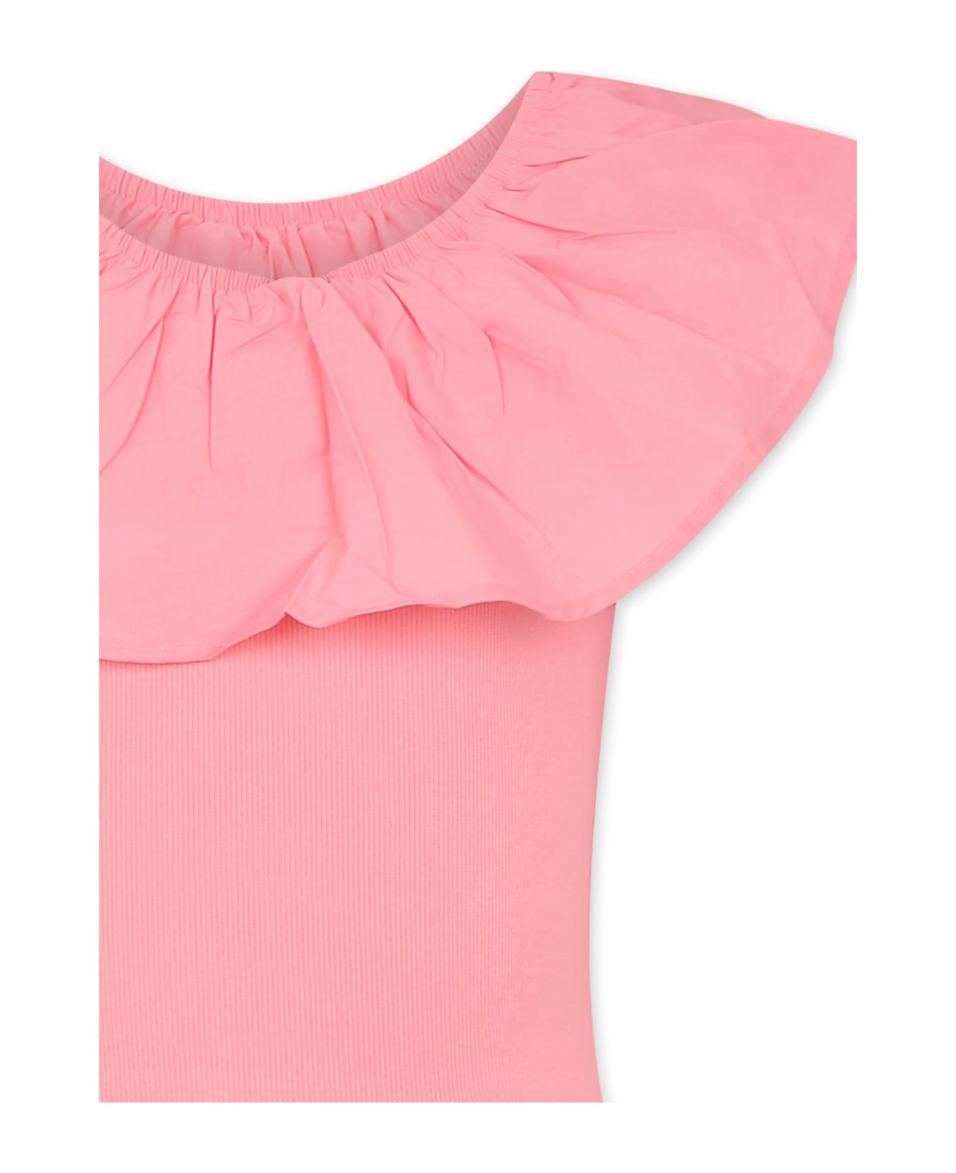 Molo Pink Dress For Girl - Pink