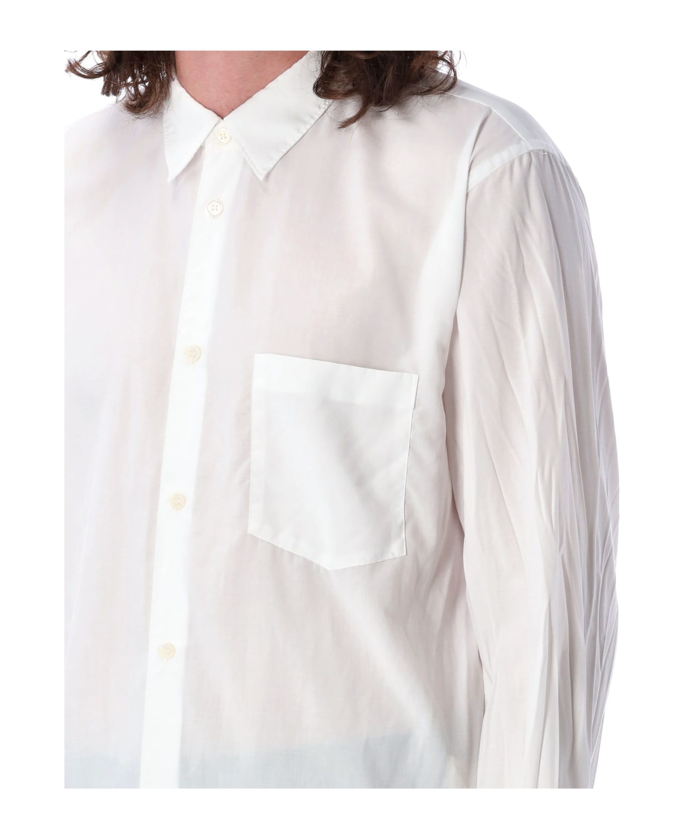 Comme Des Garçons Homme Plus Classic Shirt - WHITE