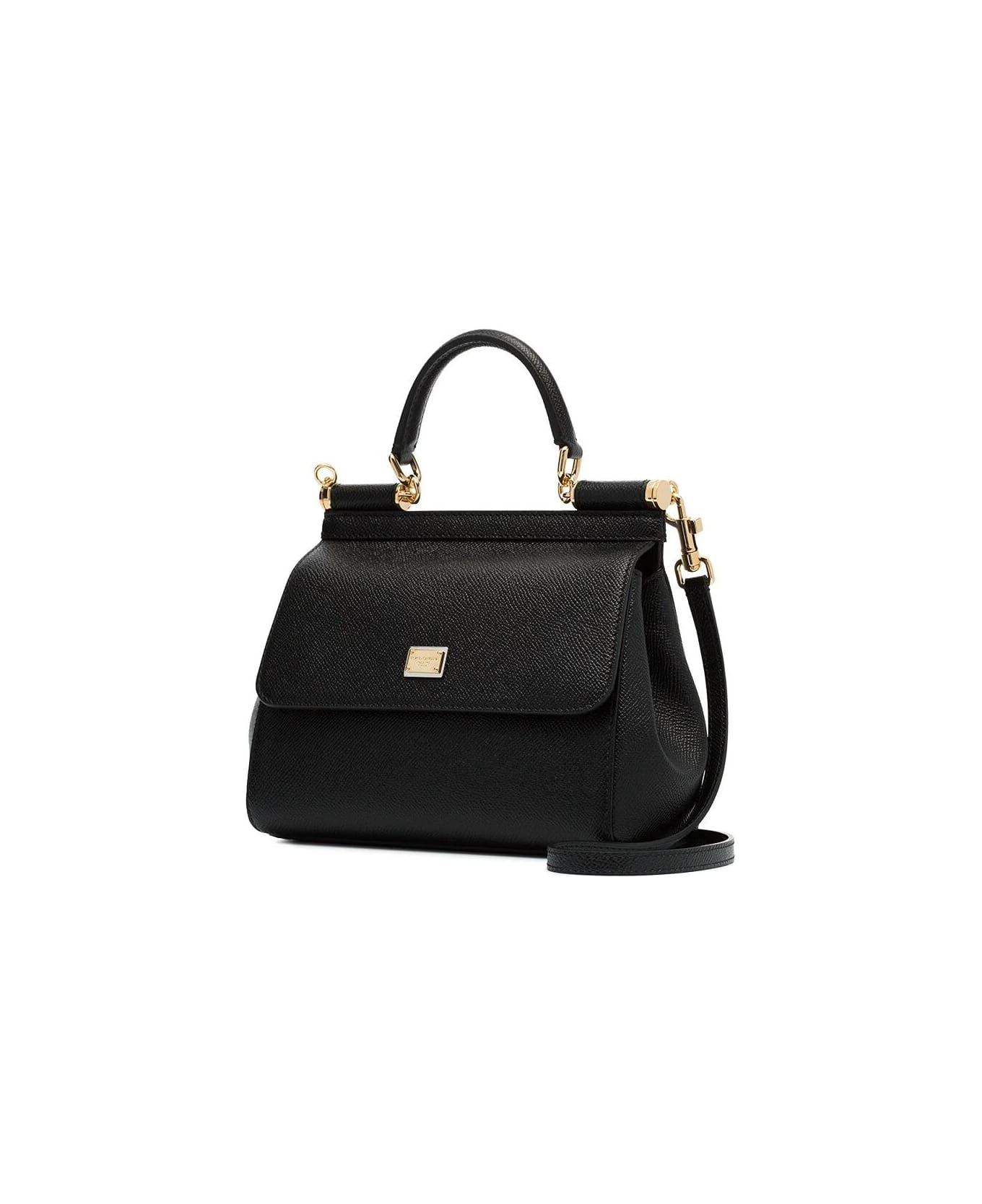 Dolce & Gabbana Mini Sicily Shoulder Bag - Black