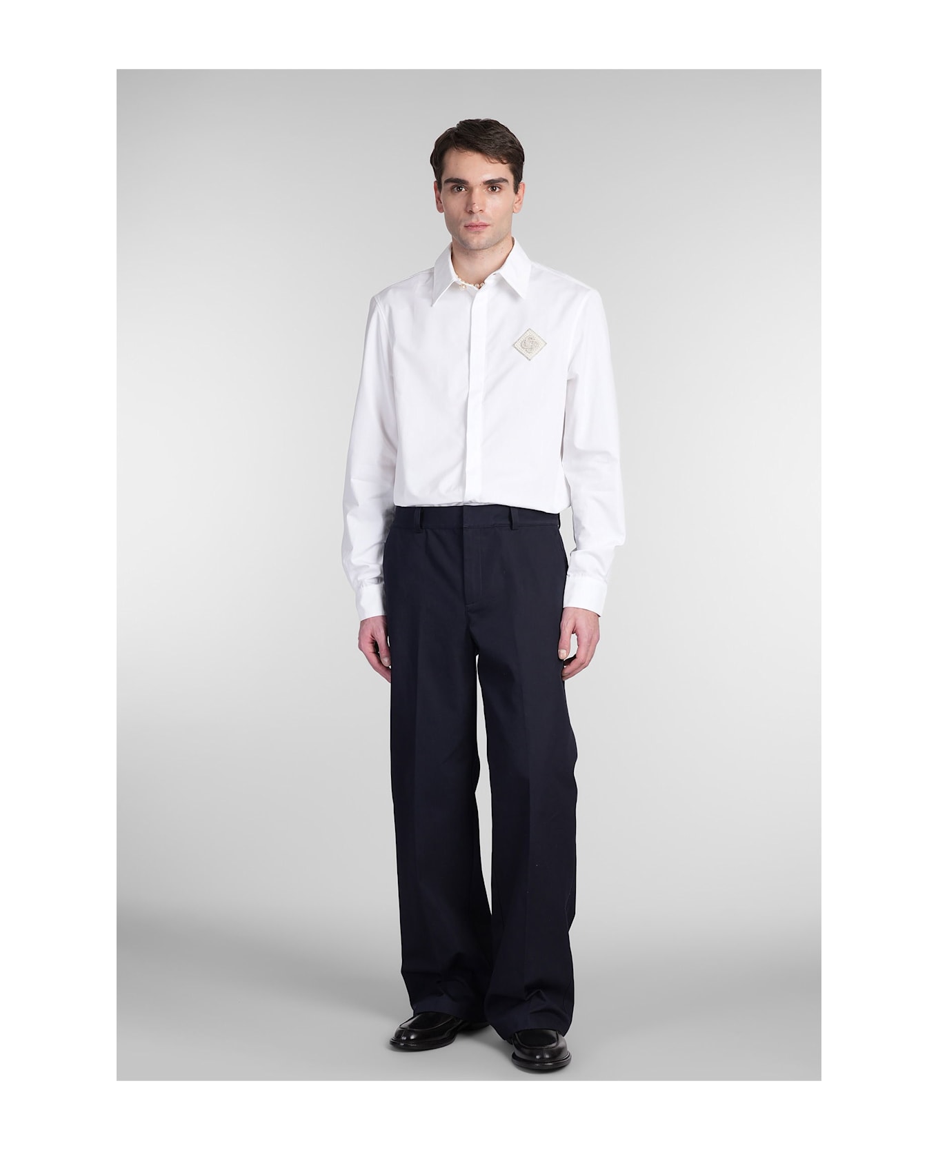 Casablanca Shirt In White Cotton - white