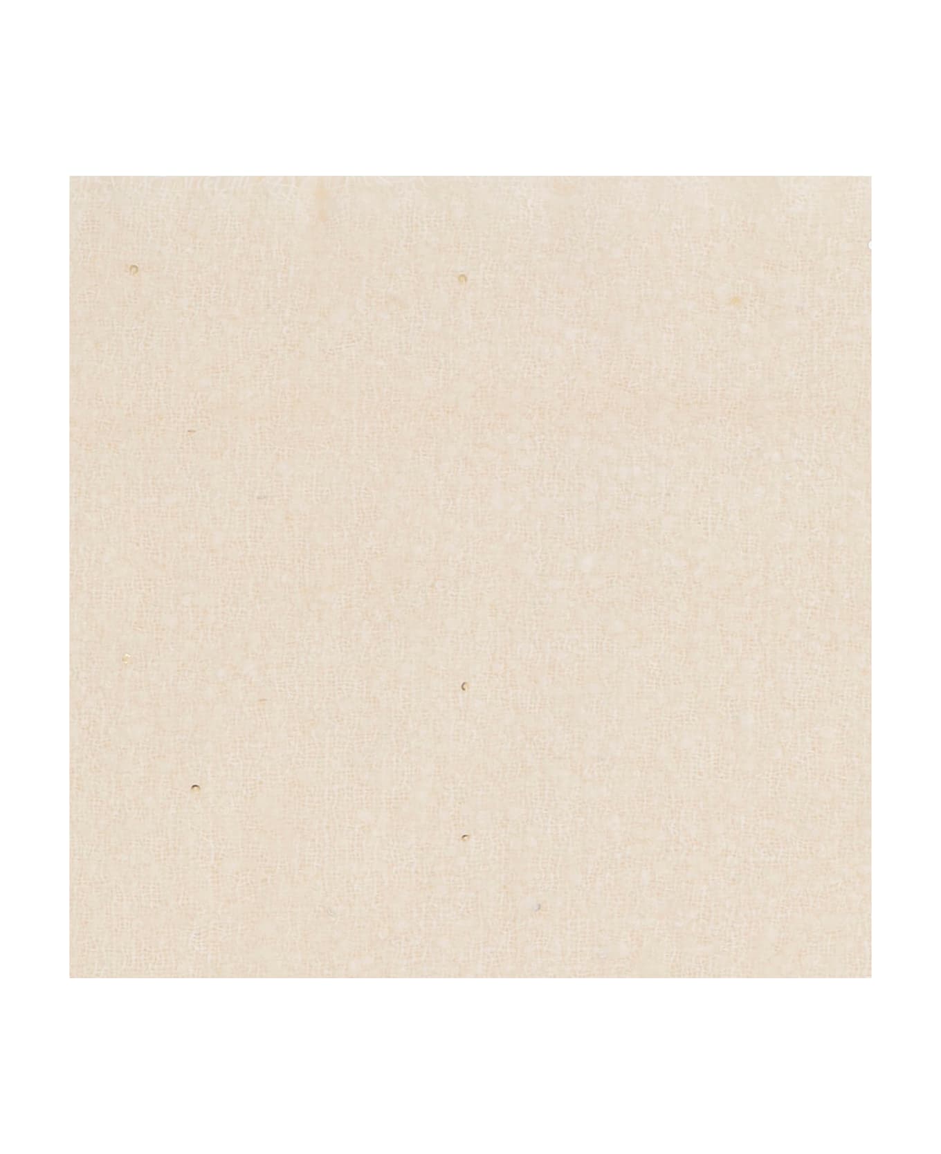 Faliero Sarti Altea Wool Blend Scarf With Sequins - White