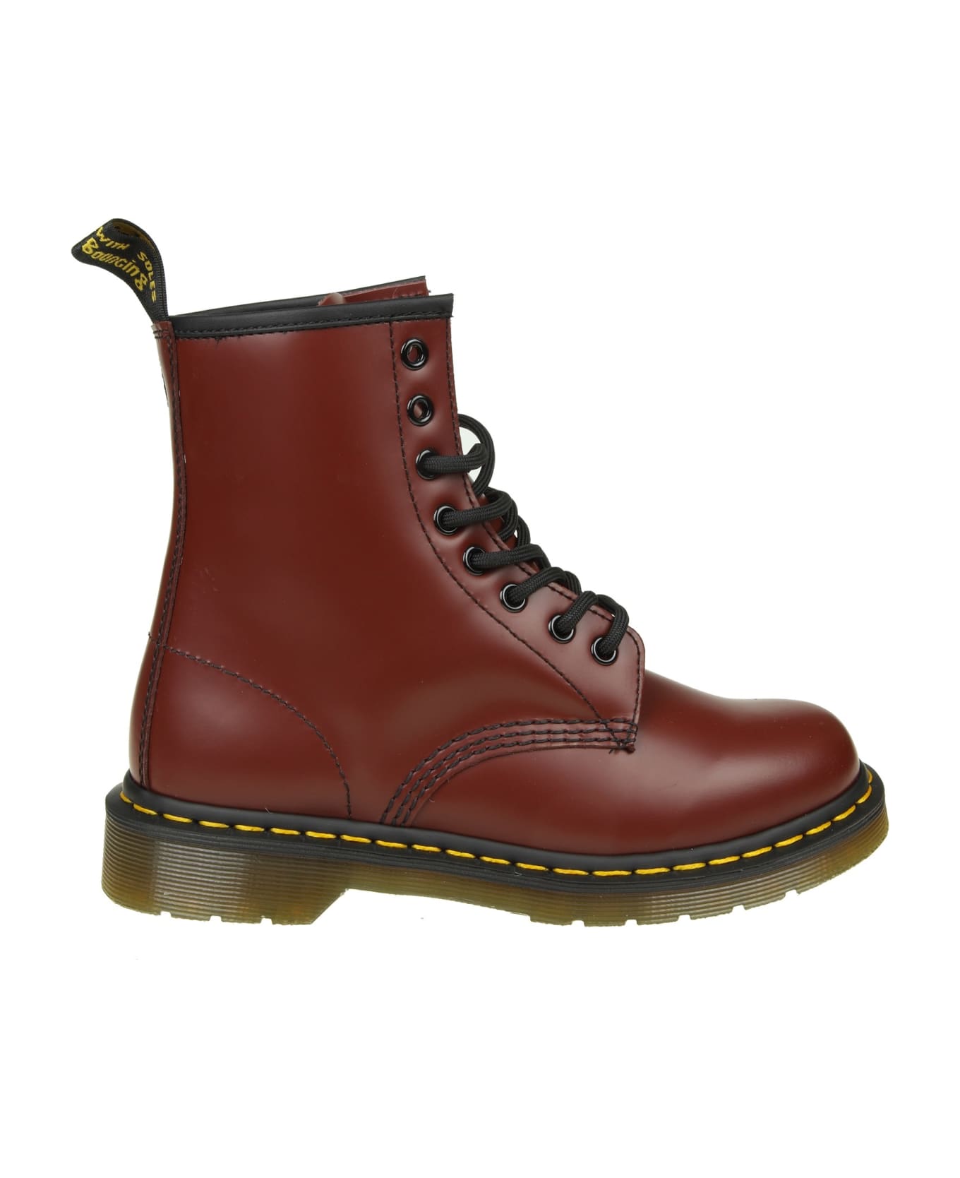 Dr. Martens Dr.martens Smooth Boots In Cherry Color Leather - Cherry Red