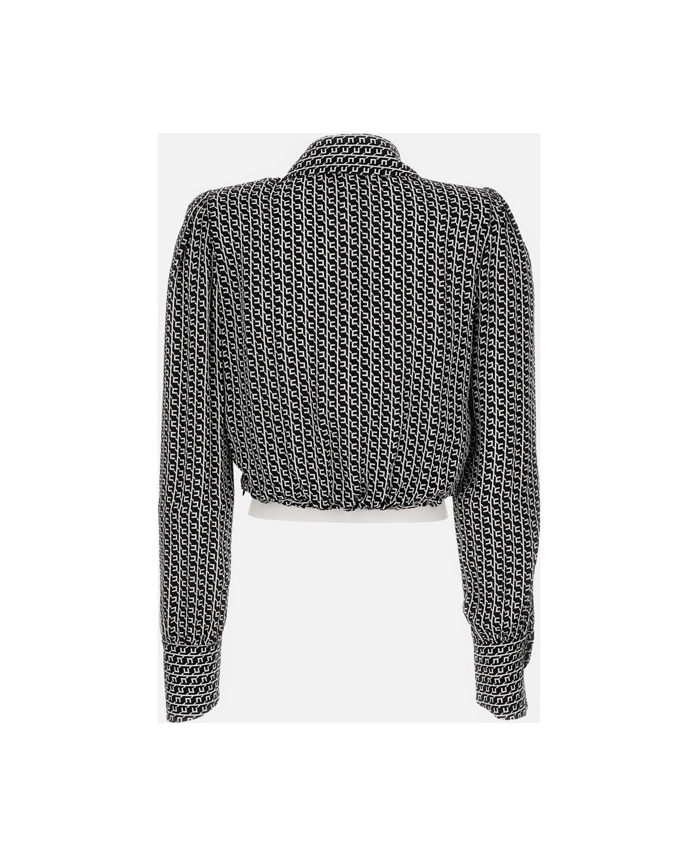 Elisabetta Franchi Logo Shirt - Black
