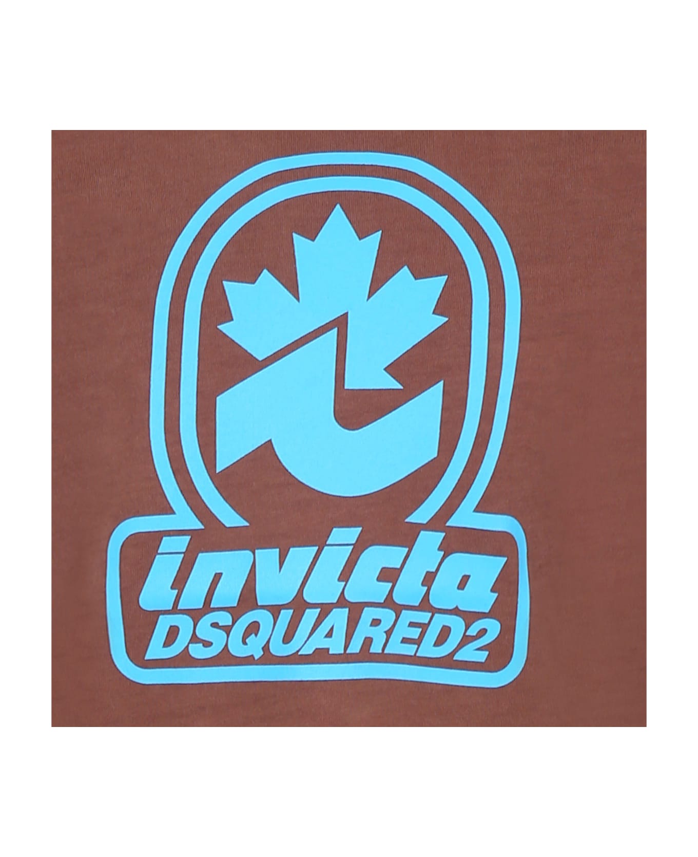 Dsquared2 Brown T-shirt For Kids With Logo - Brown
