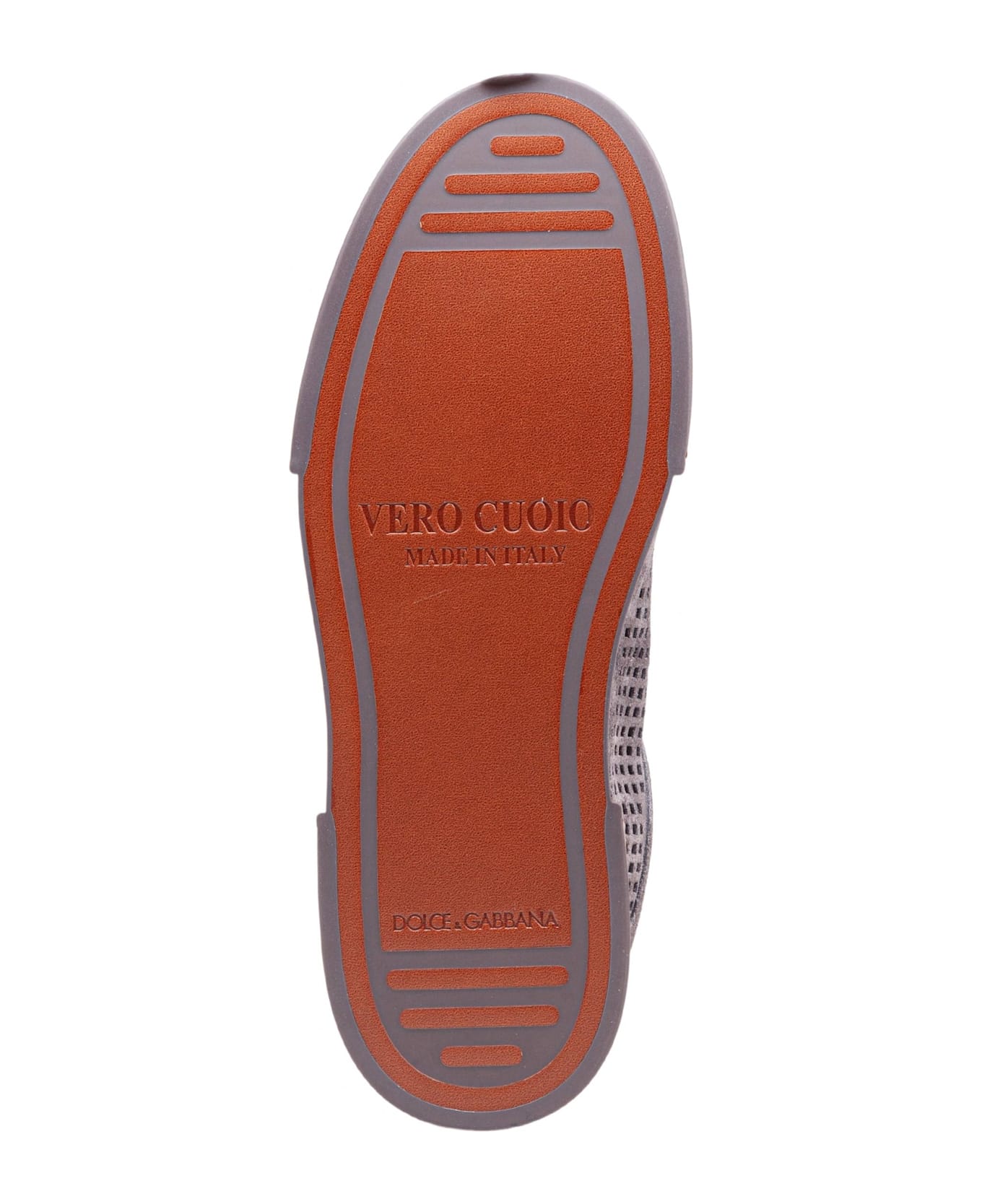 Dolce 
Gabbana Portofino Yacht Suede Sneakers Lead Color - Lead