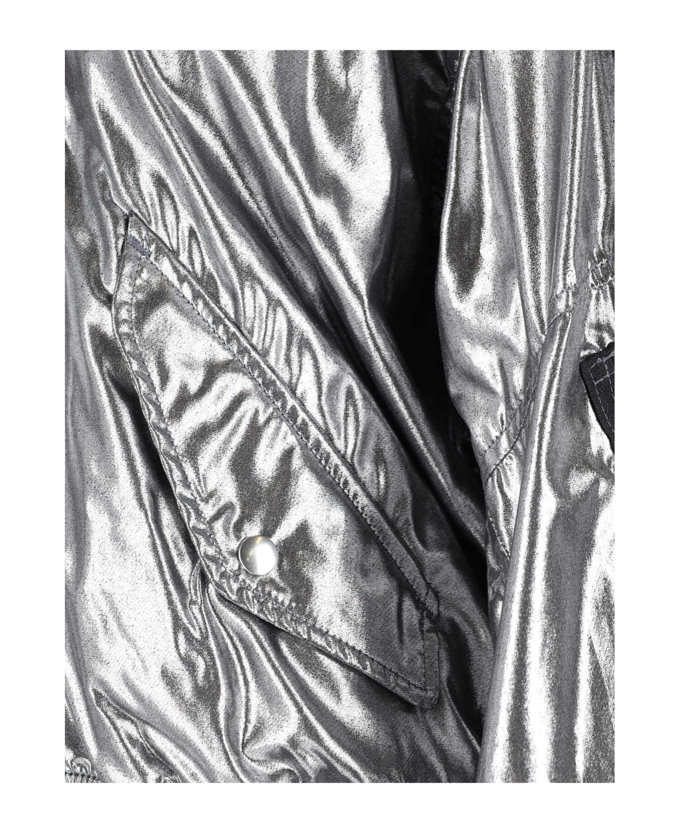 Junya Watanabe Zip Bomber Jacket - Silver