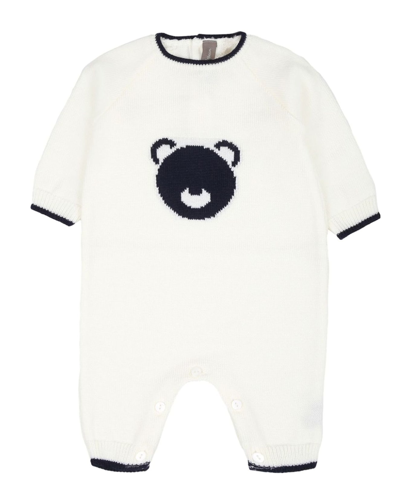 Little Bear Dresses White - White