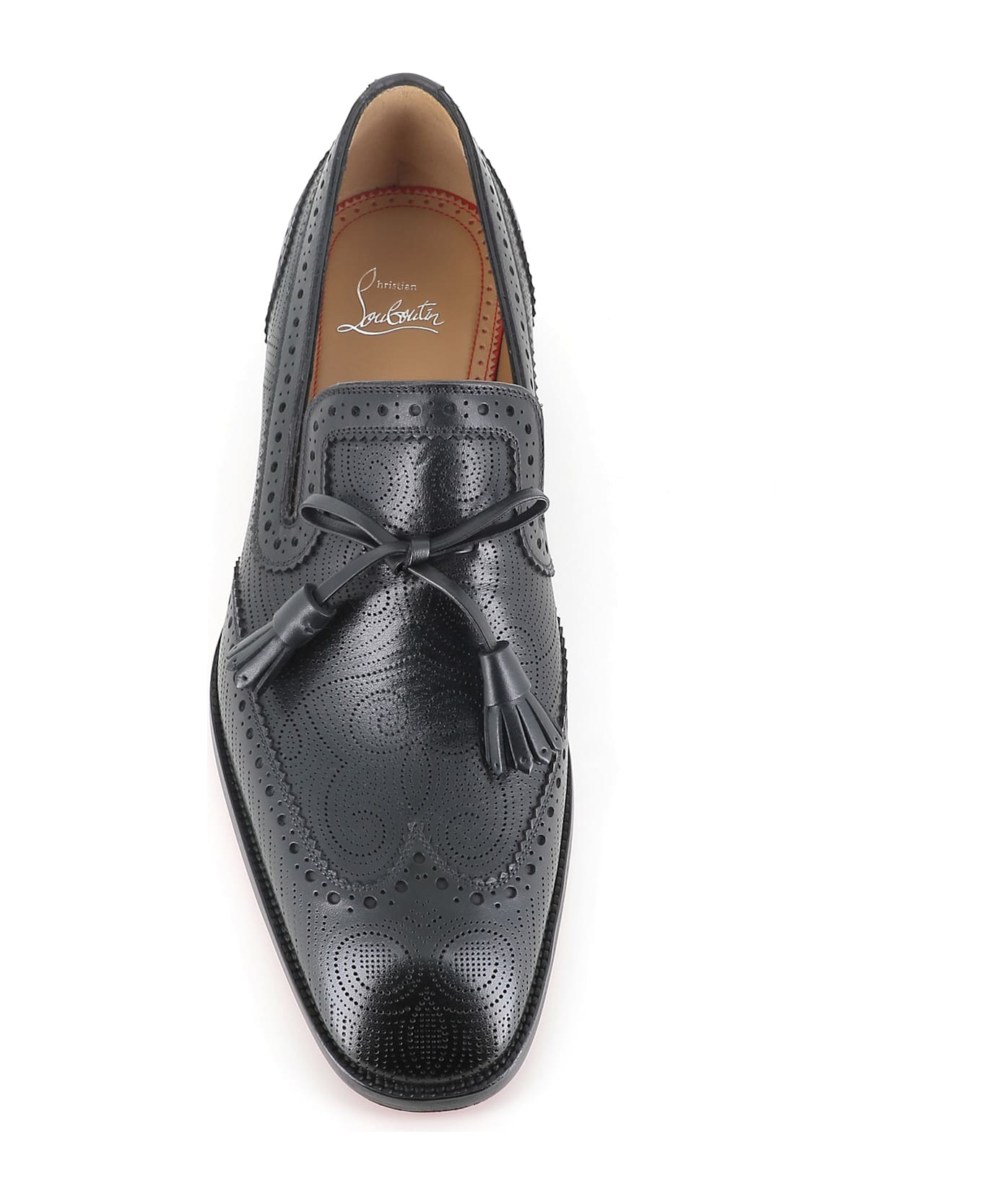 Christian Louboutin Slipper Grave Moc Flat - Black