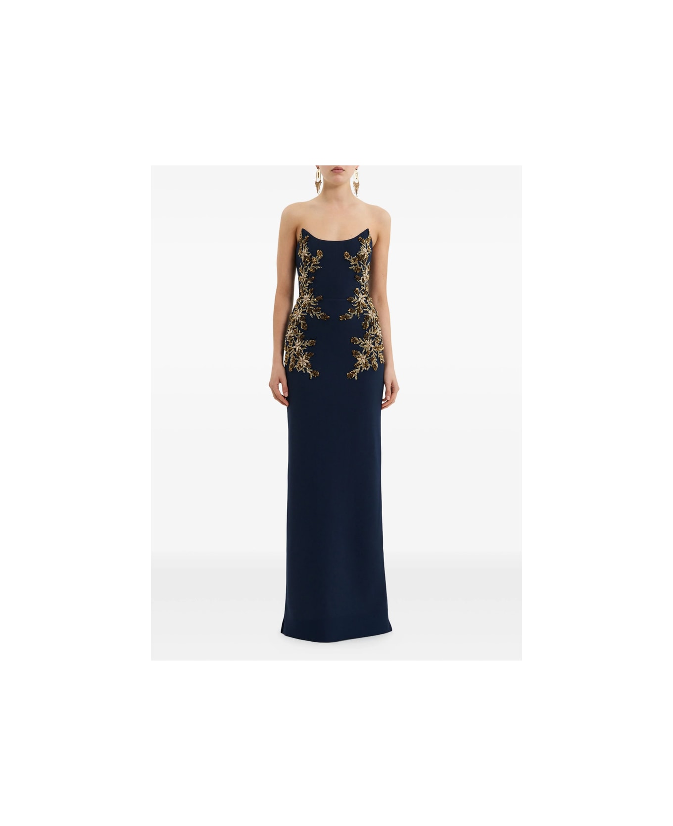 Rebecca Vallance Dress - BLUE/GOLD