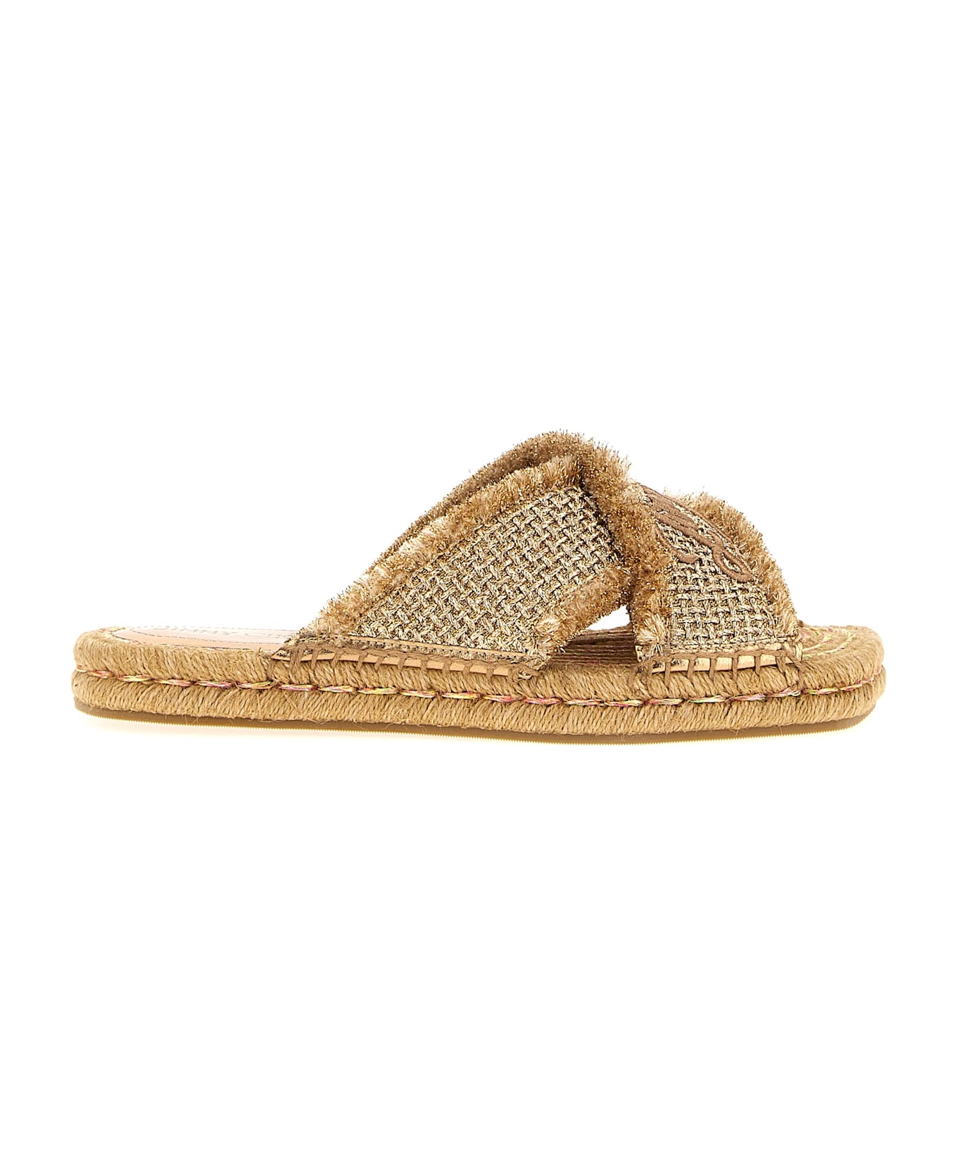 Jimmy Choo 'aciel' Sandals - Gold