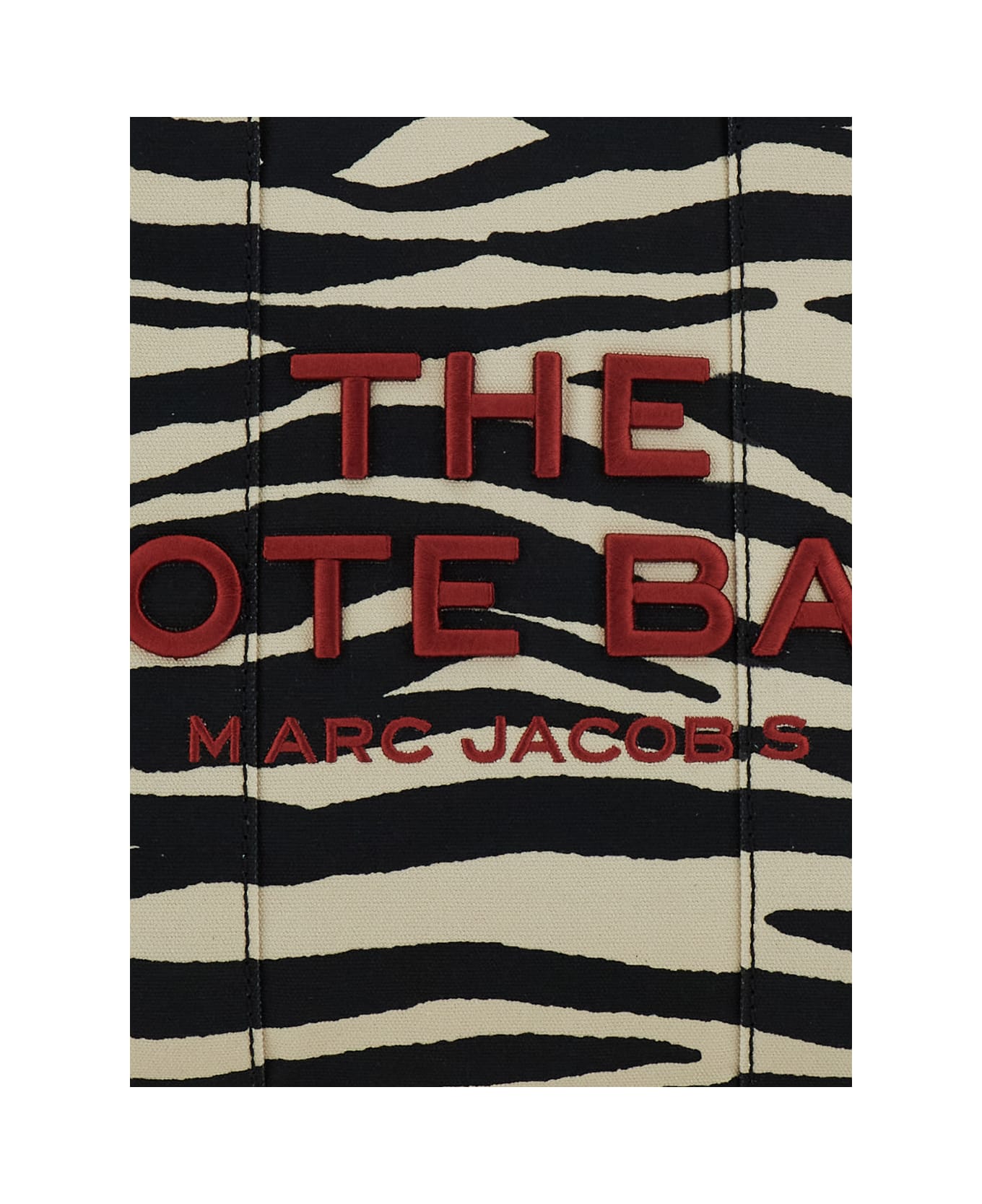 Marc Jacobs The Zebra Canvas Large Tote Bag - ZEBRA