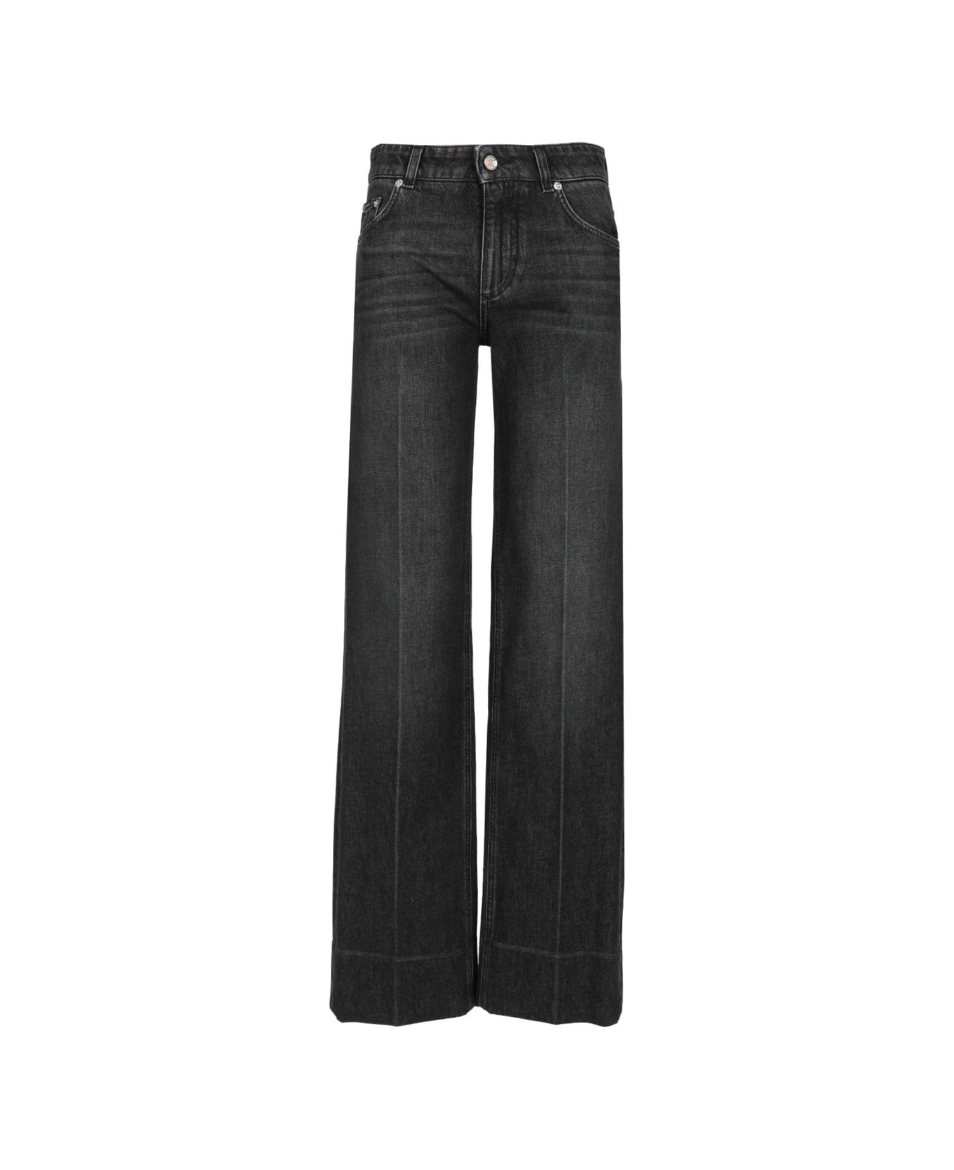 Dolce & Gabbana Regular Fit Jeans - Black