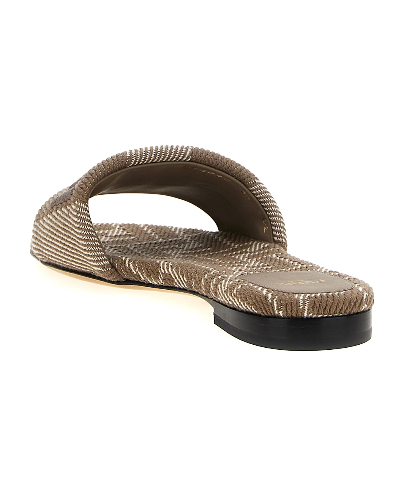 Fendi 'fendi Sunshine' Slides - Brown サンダル