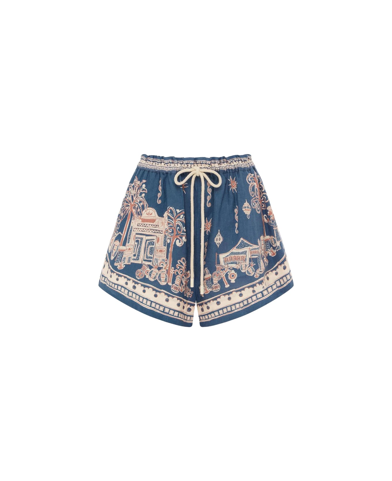 ALEMAIS Short - BLUE/NEUTRALS