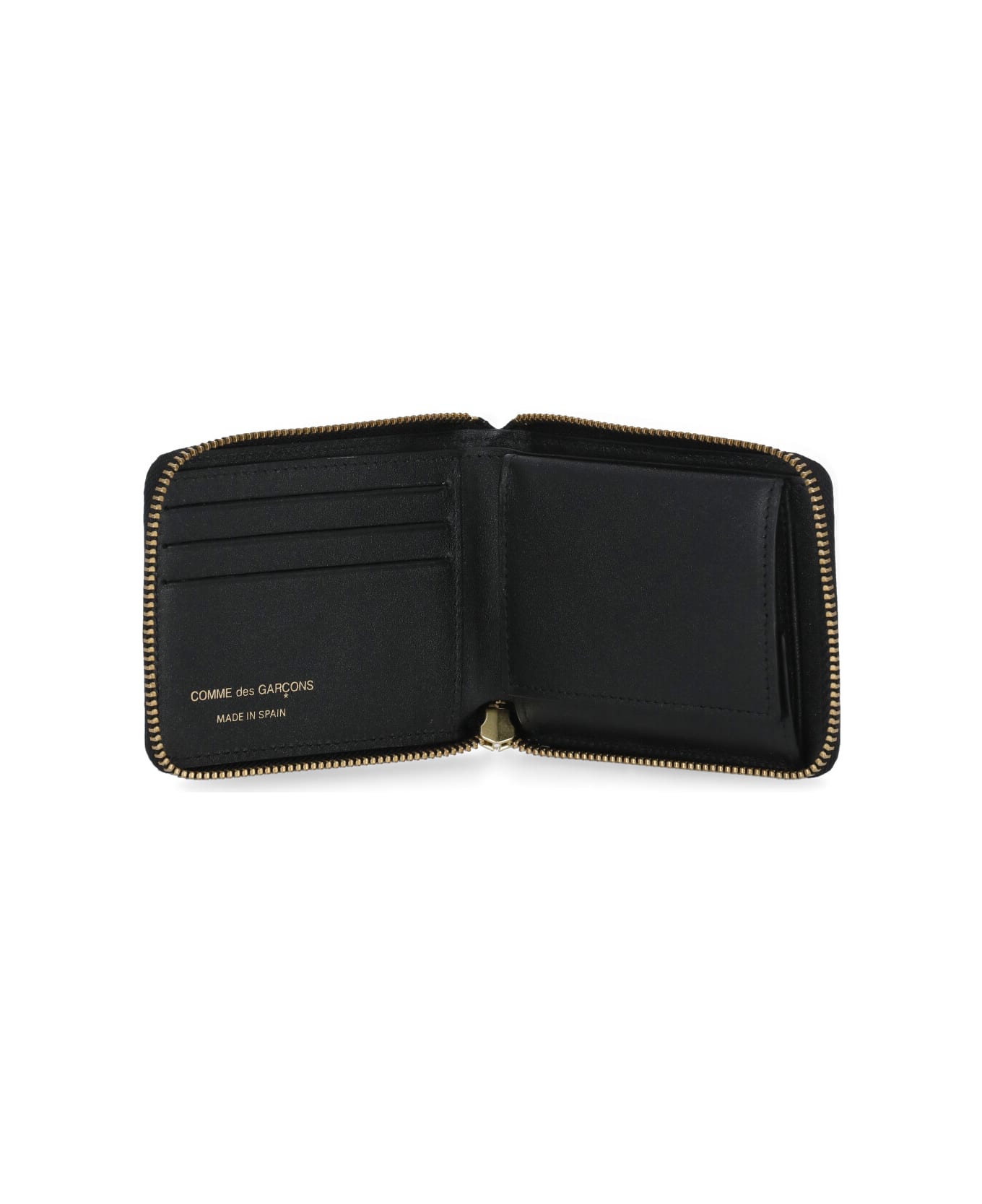 Comme des Garçons Wallet Smooth Leather Wallet - Black 財布