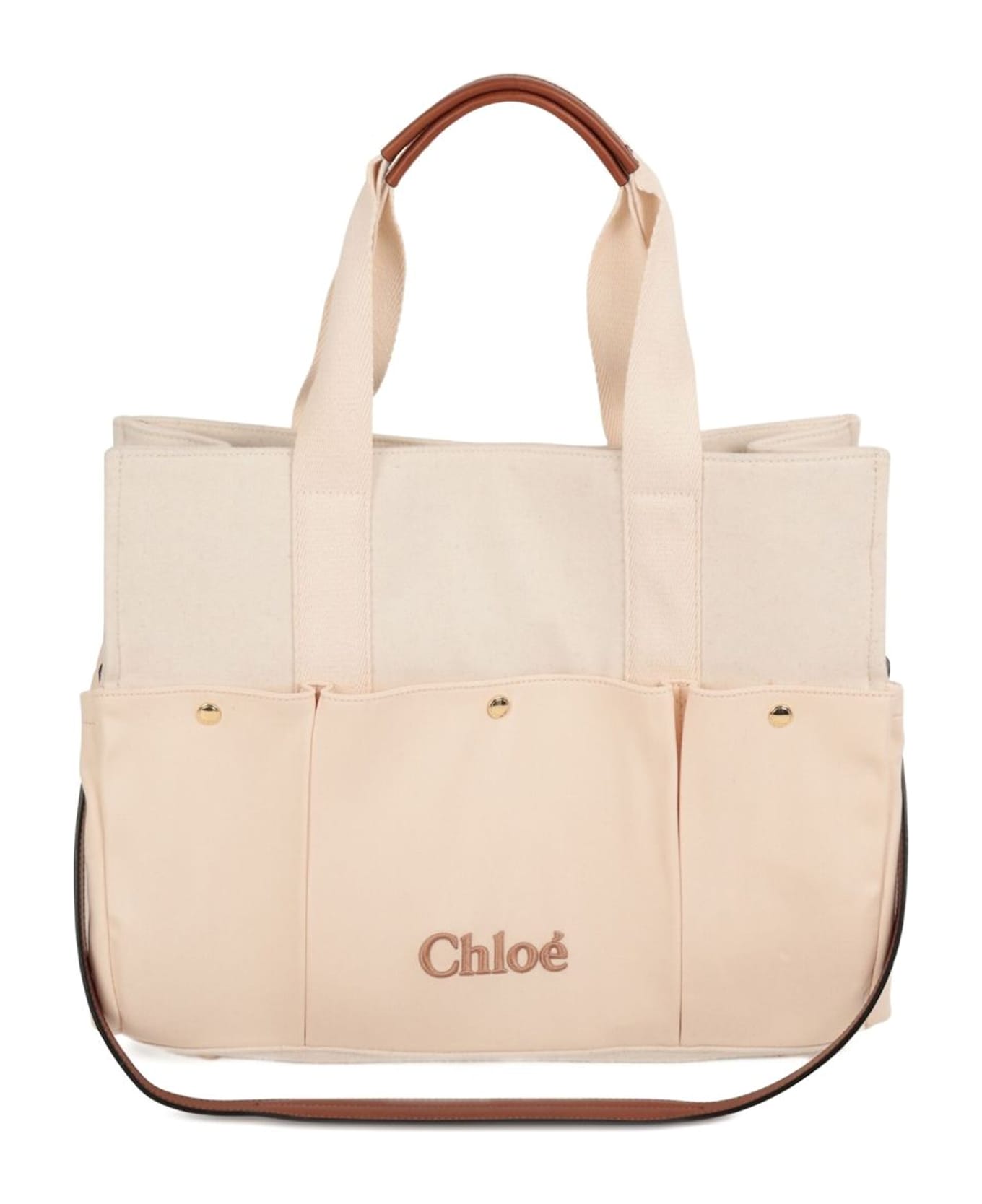 Chloé Ivory Changing Bag For Babykids With Logo - Ivory