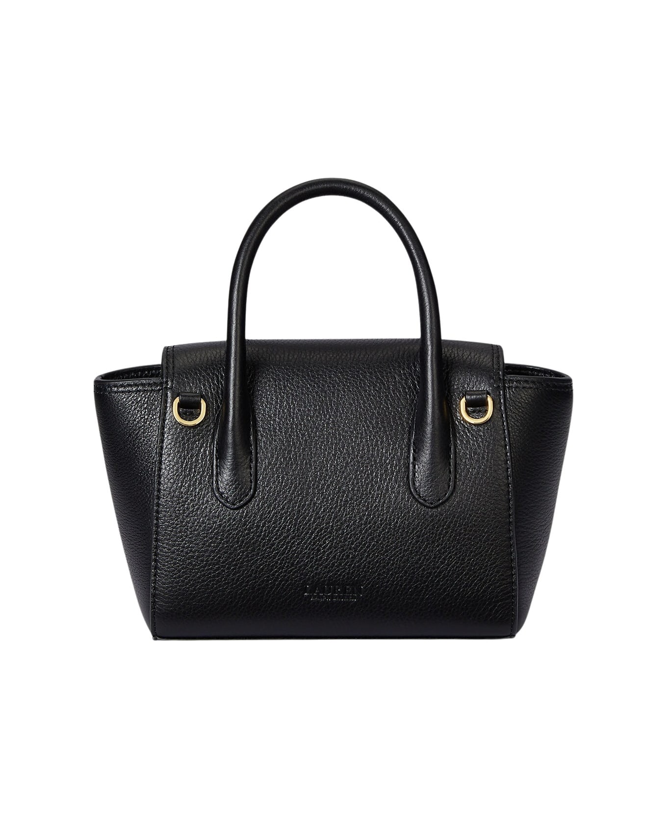 Ralph Lauren Tnnr Sm Schl Satchel Small - Black