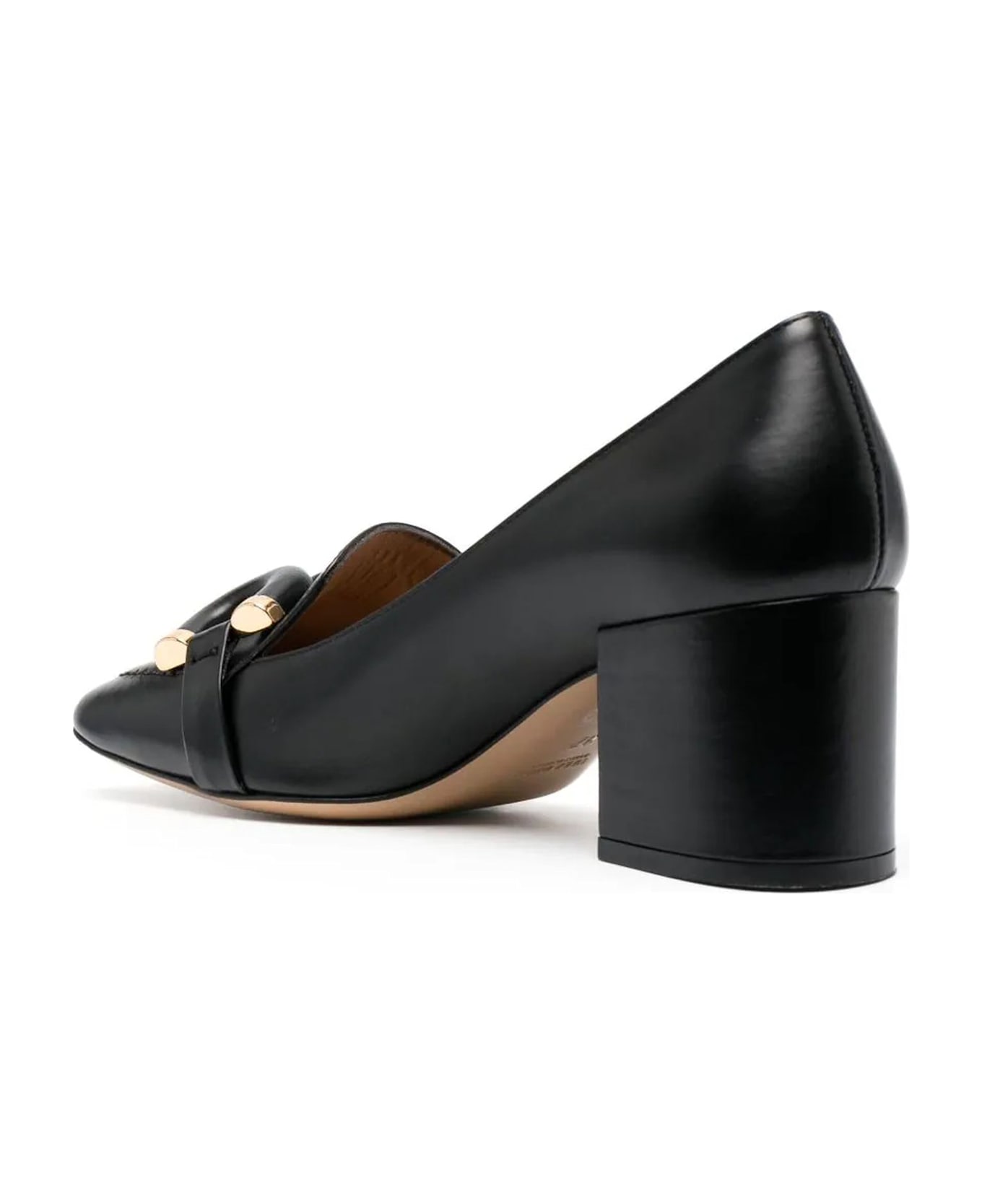 Roberto Festa Black Calf Leather Haraby Pumps - Black