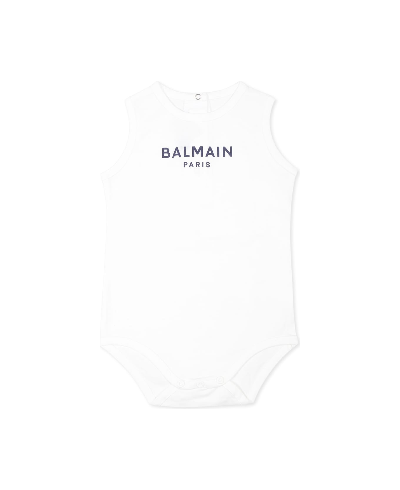 Balmain Multicolor Bodysuit Set For Babykids With Logo - Multicolor