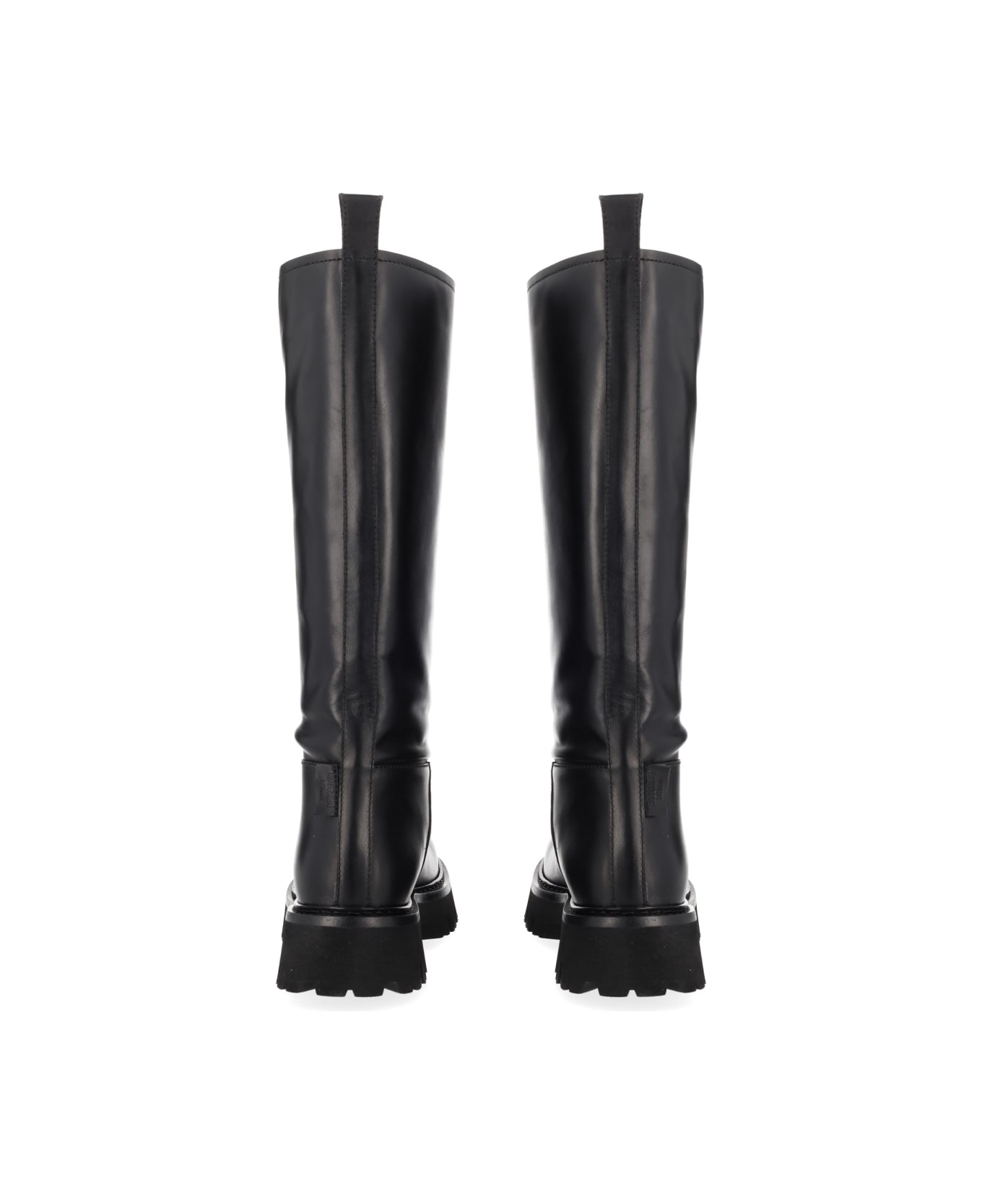Moschino Boot "zipper" - BLACK
