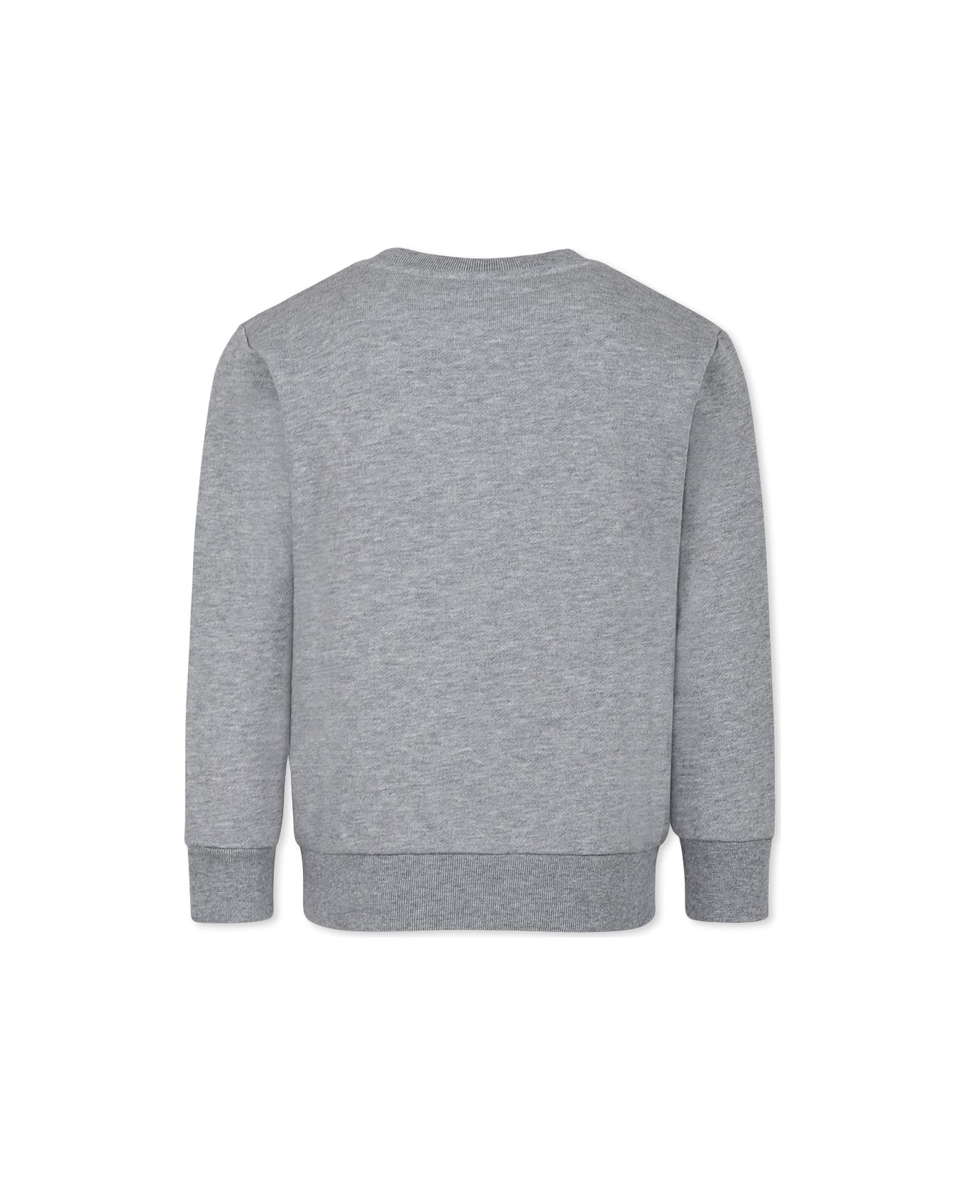Versace Grey Sweatshirt For Boy With Logo - Grey