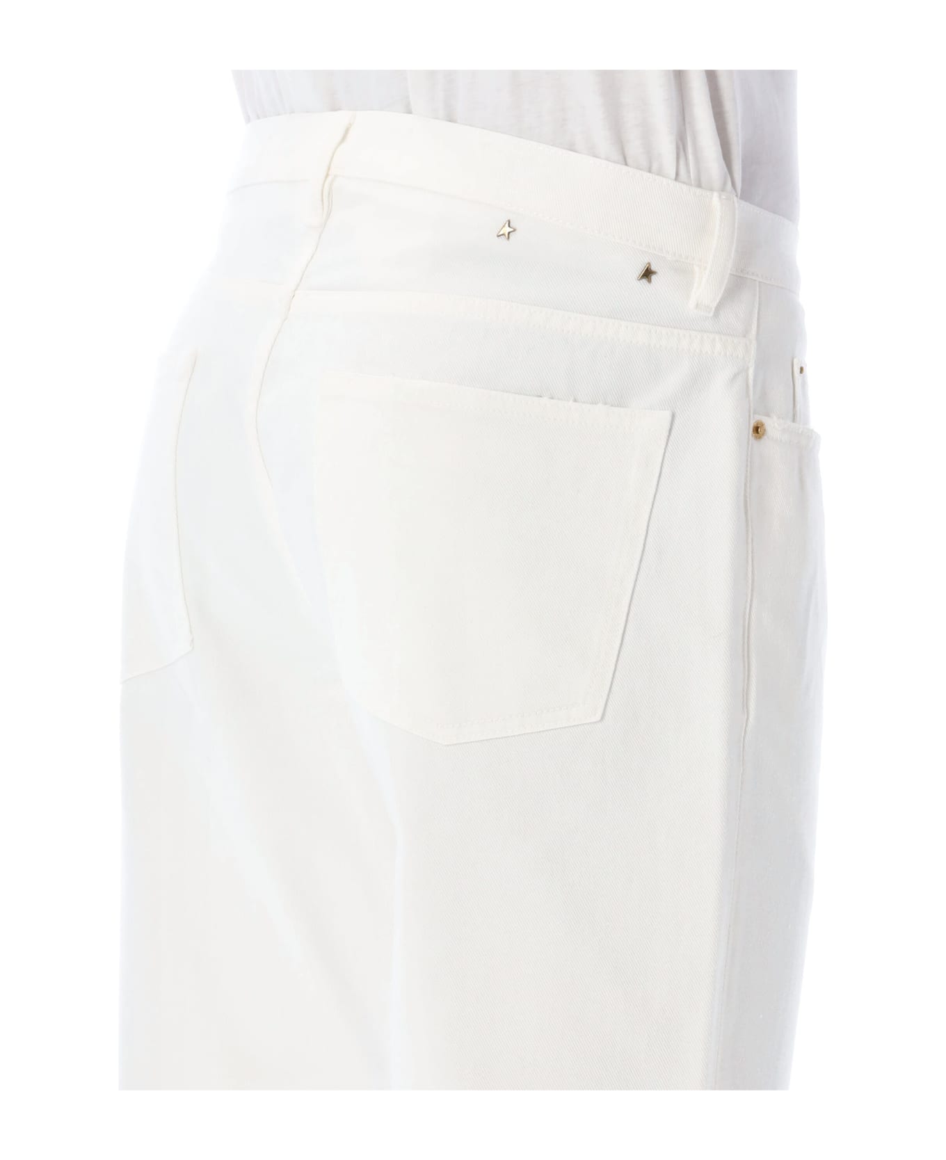 Golden Goose Skate Denim - WHITE