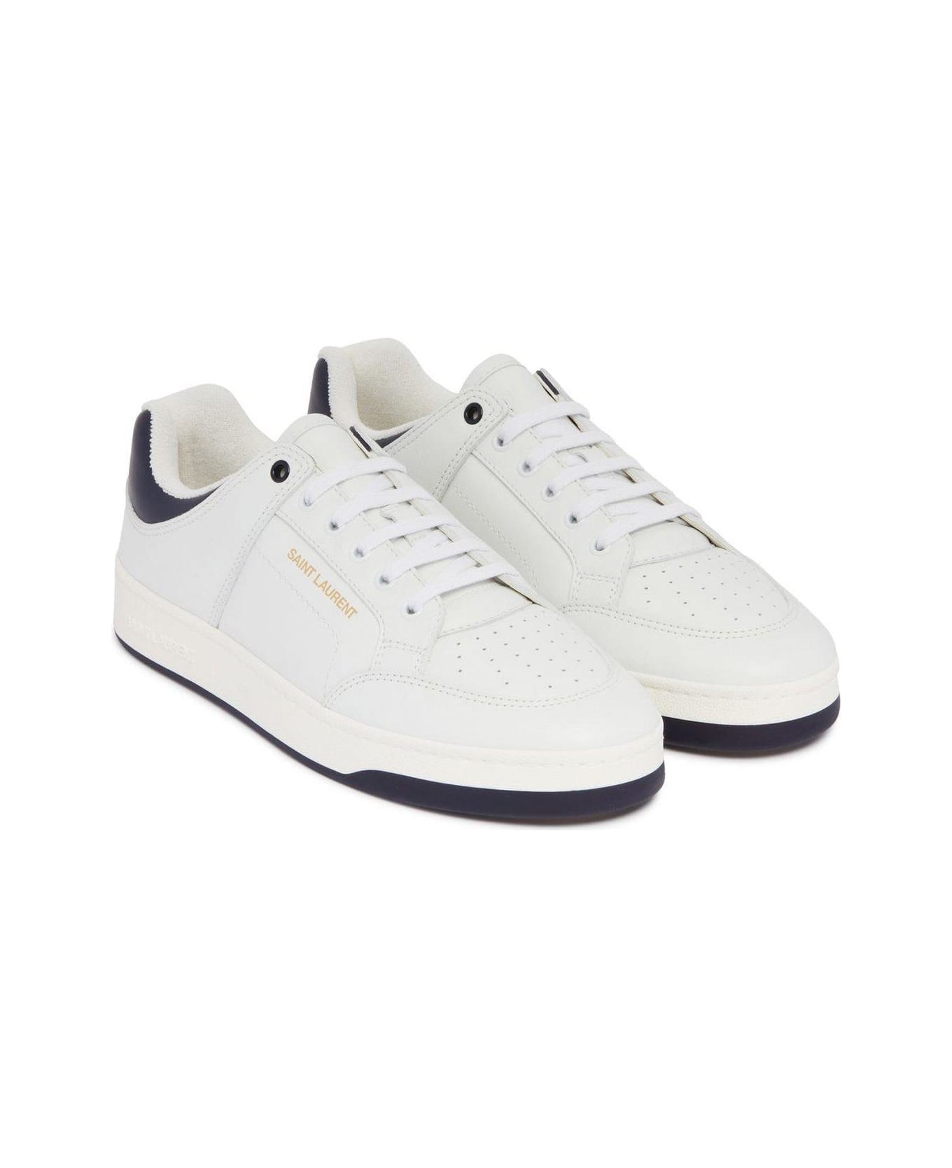 Saint Laurent Sl/61 Lace-up Sneakers - Grey