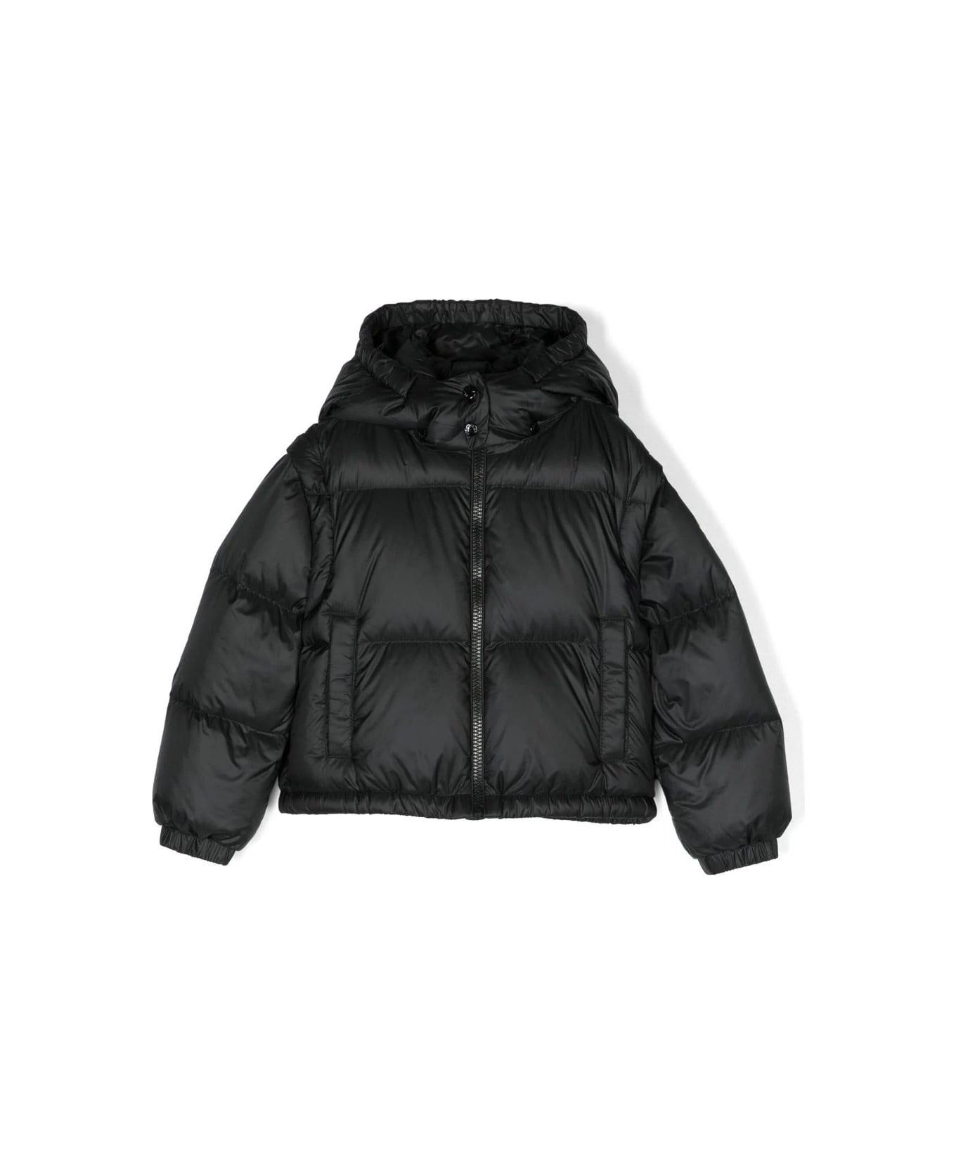Moncler Black Vanya Short Down Jacket - Black コート＆ジャケット