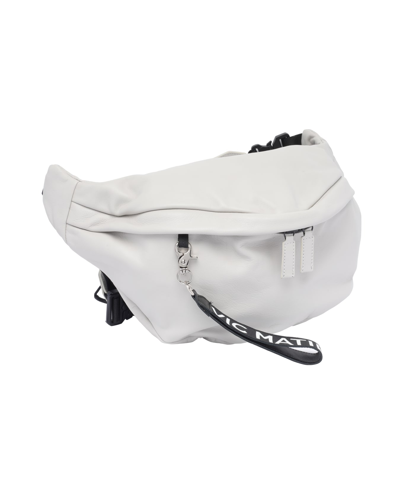 Vic Matié Leather Belt Bag - White