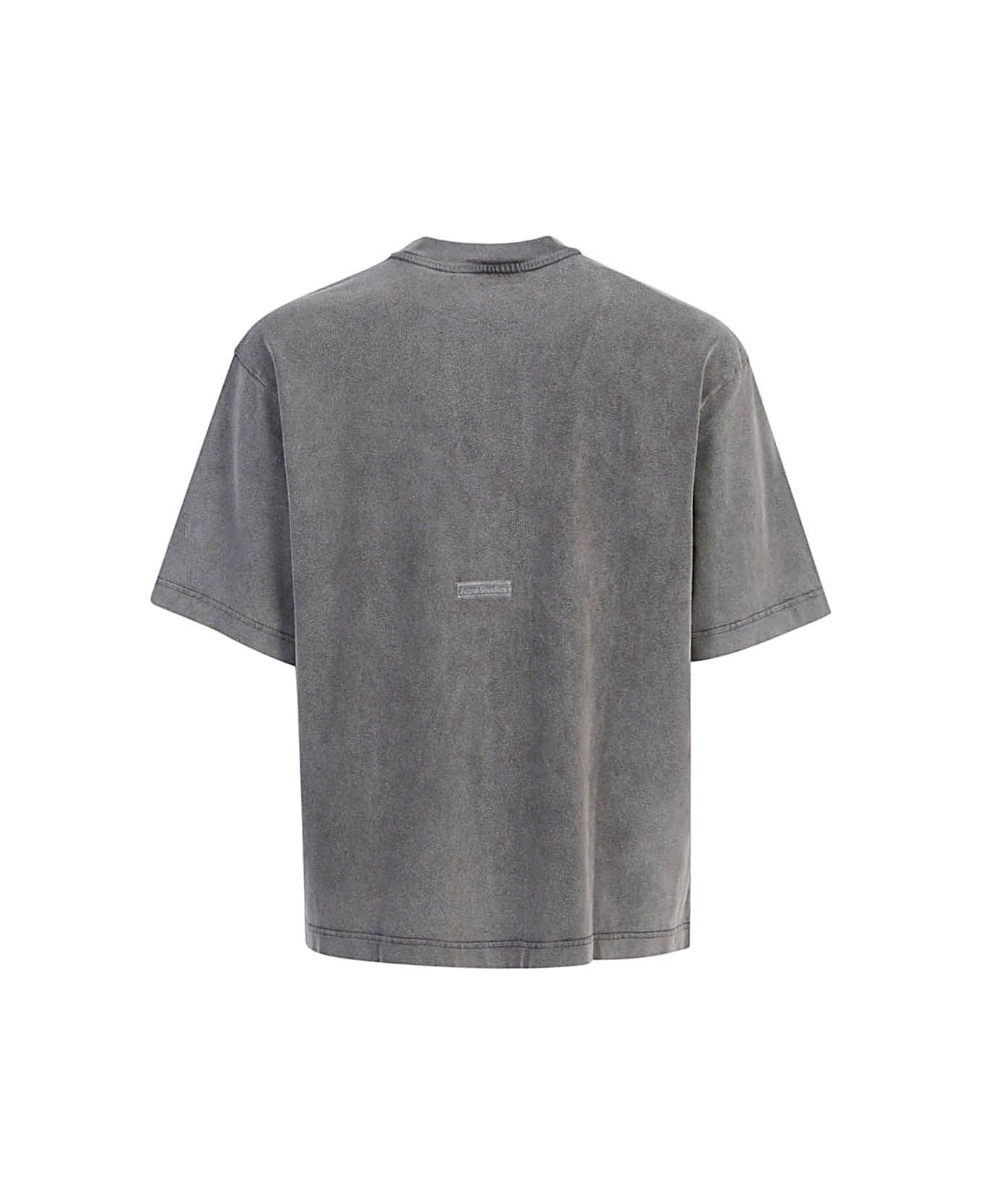 Acne Studios Gray Cotton T-shirt - BM0