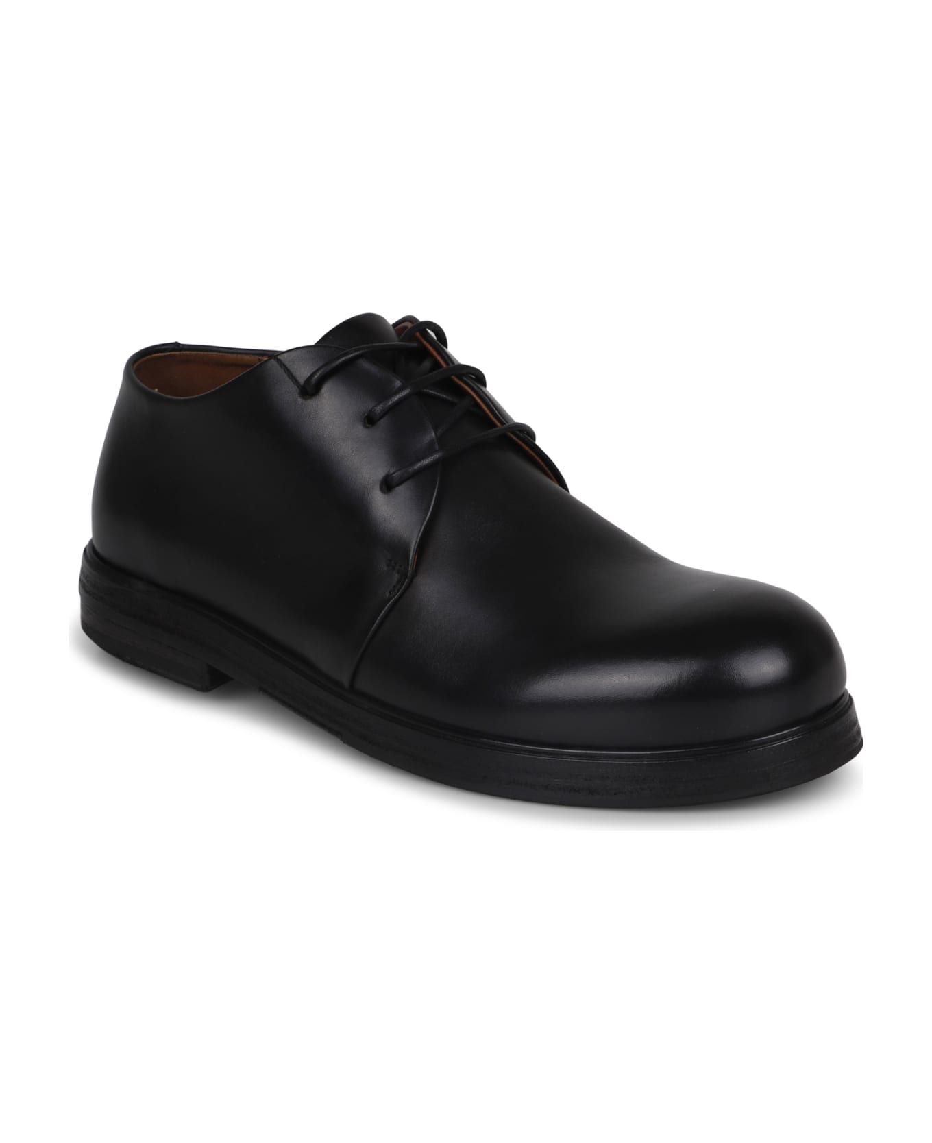 Marsell Zucca Leather Oxford Shoes