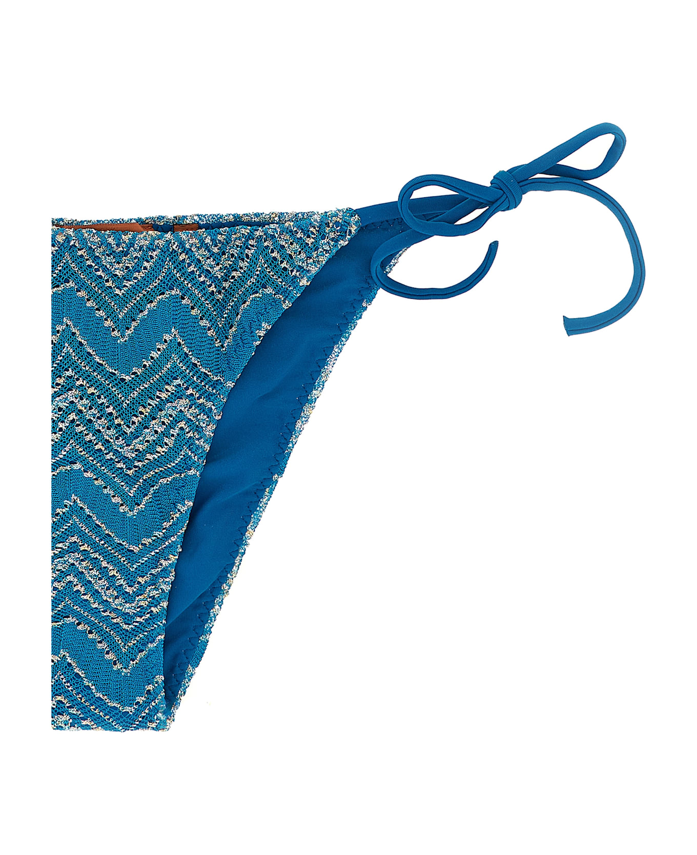 Missoni Zig Zag Lamé Bikini - Blue