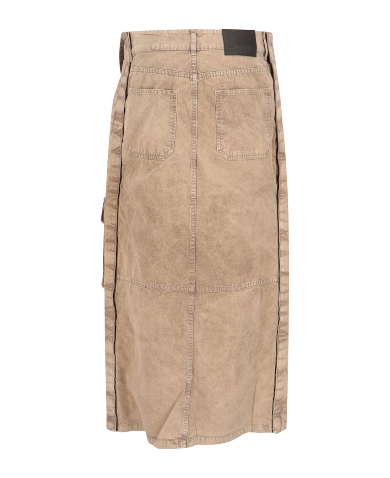 Y/Project Maxi Cargo Skirt - Brown