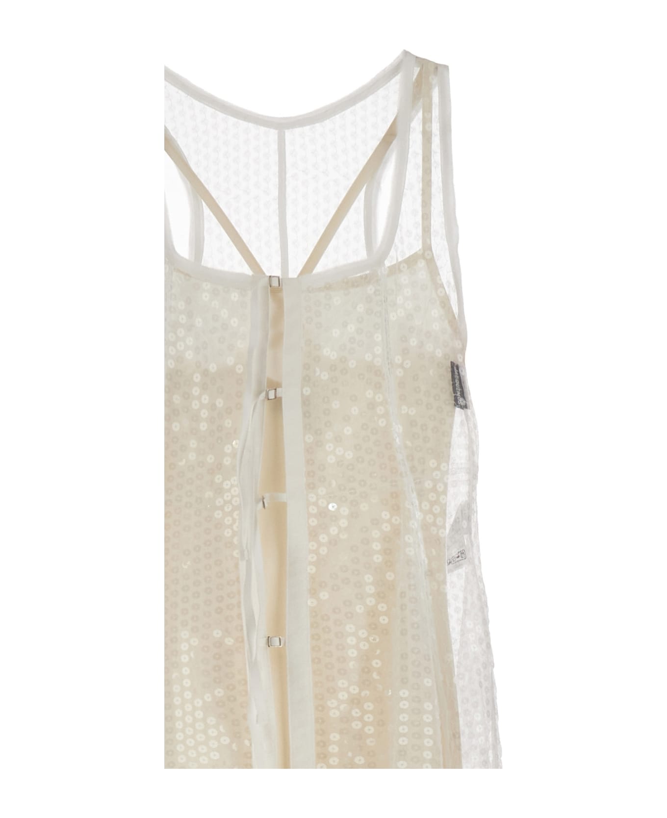 Jacquemus 'le Robe Dentelle' Dress - White ワンピース＆ドレス