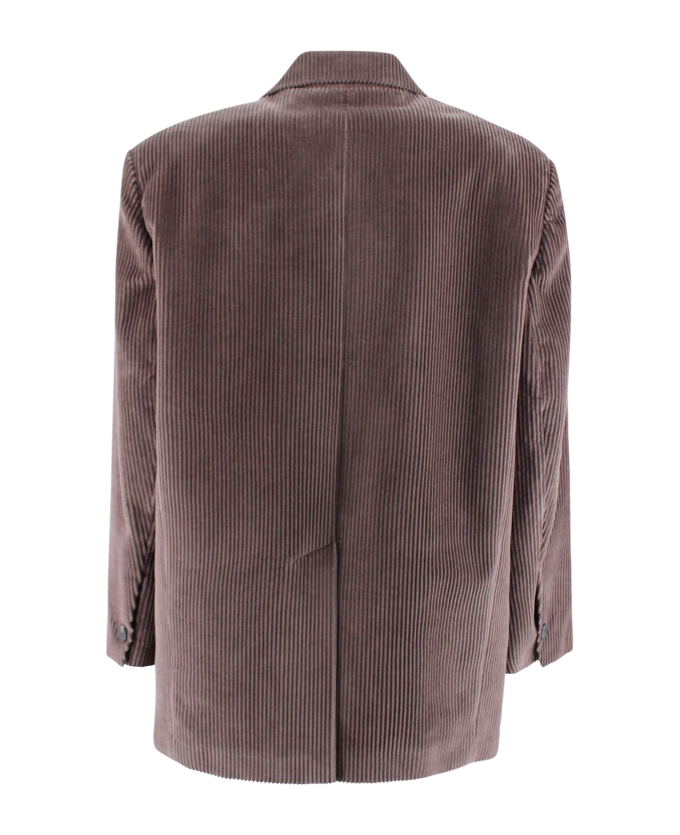 Weekend Max Mara Single-breasted Velvet Blazer - Cioccolato
