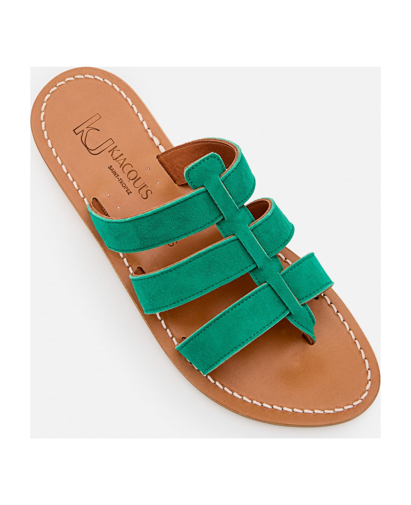 K.Jacques Dolon Leather Sandals - Green サンダル