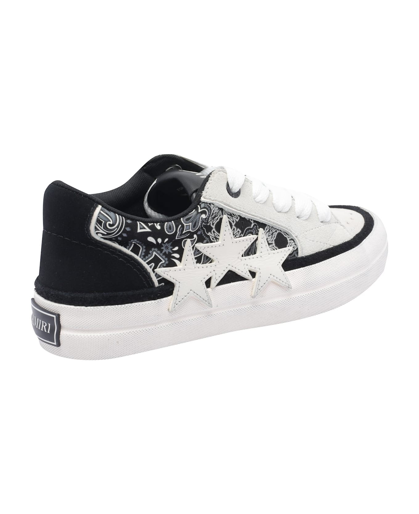 AMIRI Bandana Sunset Skate Sneakers - Black