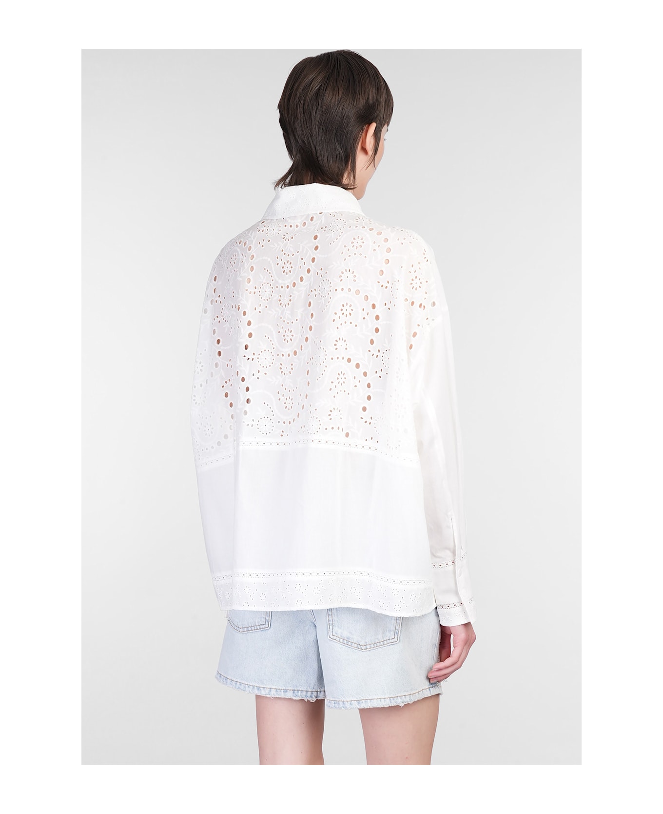 IRO Imai Shirt In White Cotton - white
