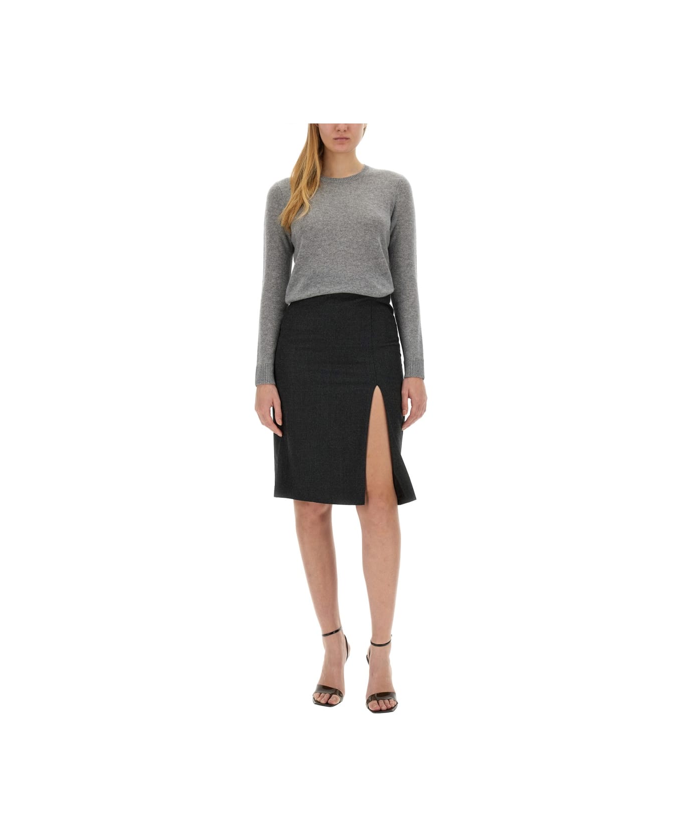 Theory Cashmere Sweater - GREY