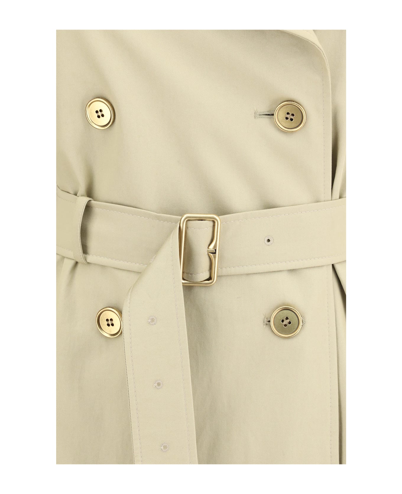 Burberry Castleford Trench Coat With Archive Check Collar