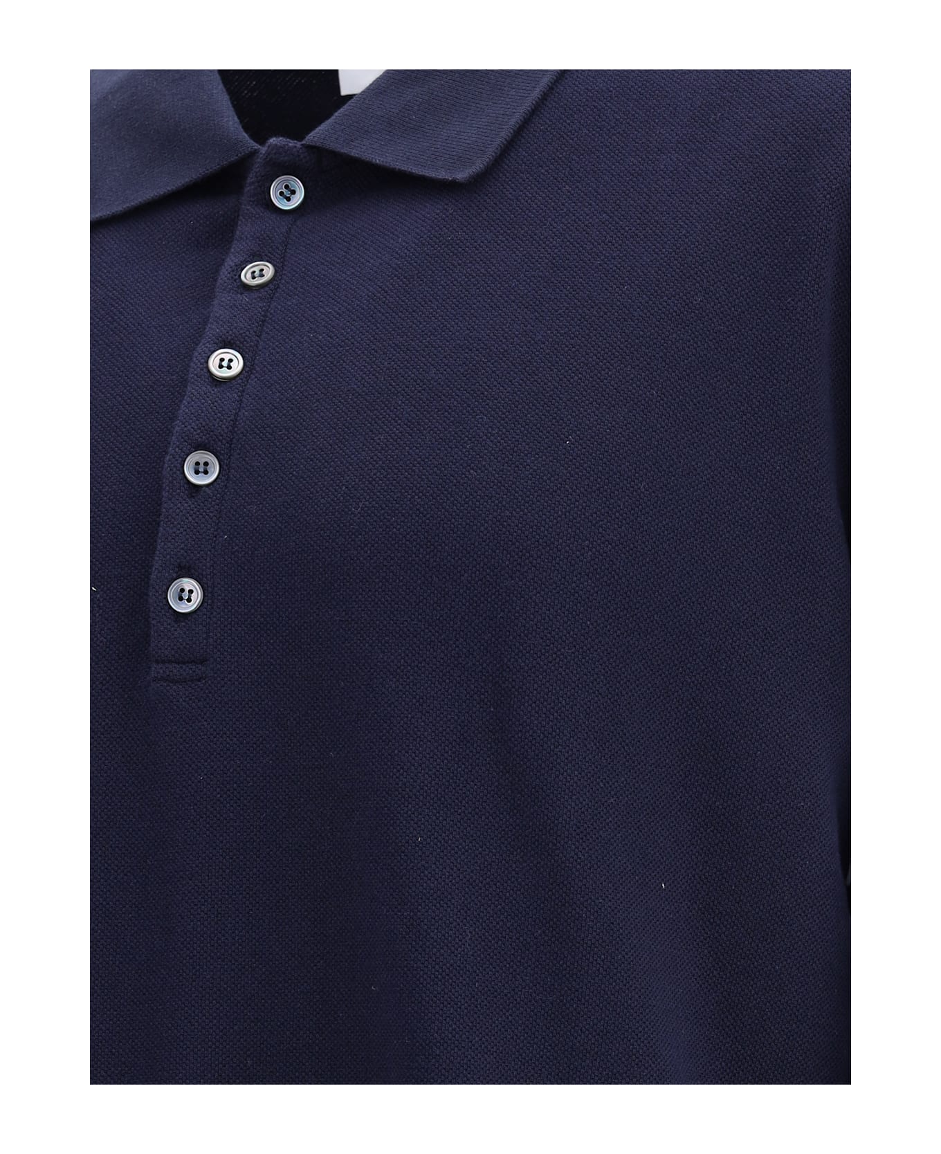 Thom Browne Long Sleeve Polo Sweater