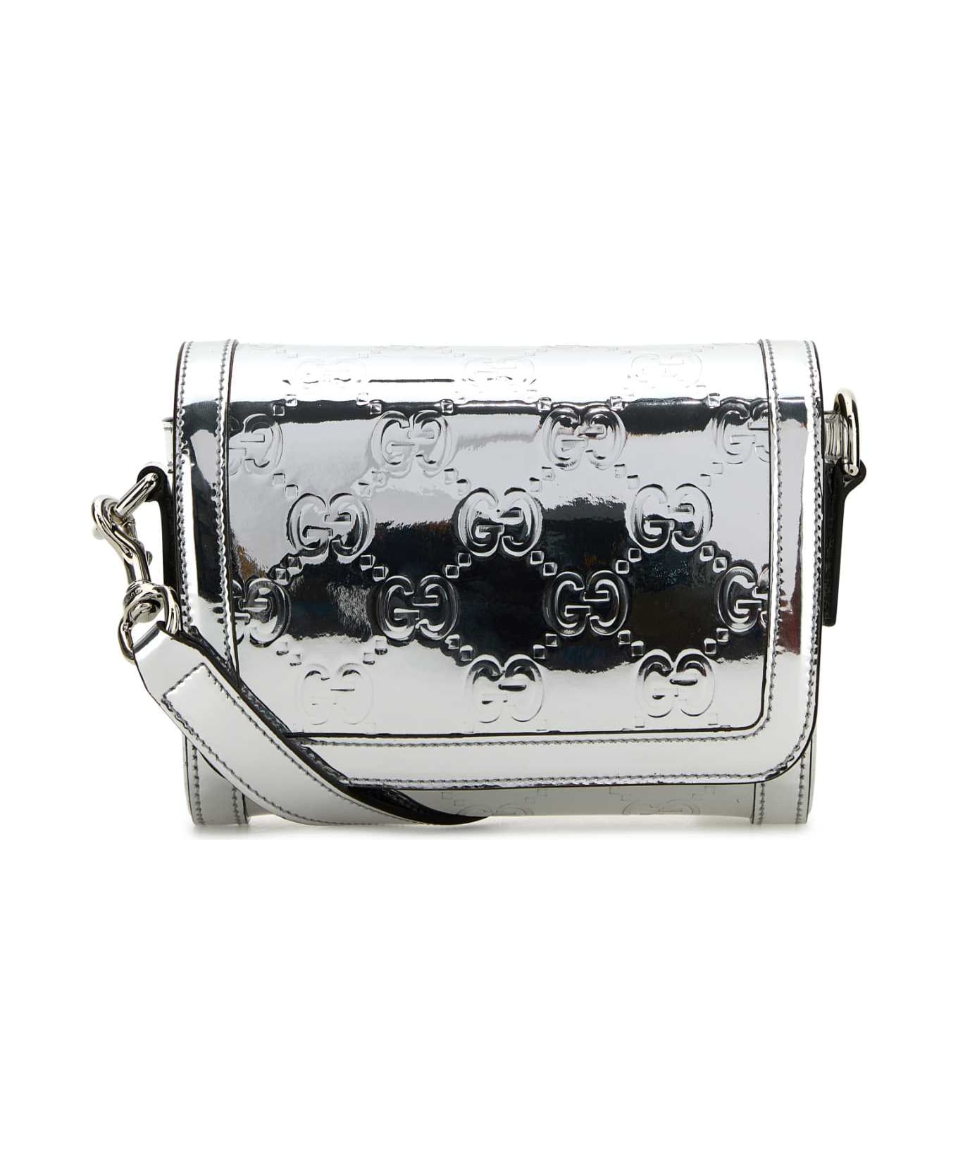 【送料&関税込】Gucci Tcvravel Gucci Silver Leather Crossbody Bag | italist