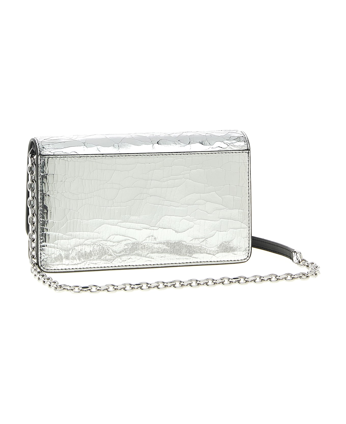 Maison Margiela Wallet On Chain Broken Mirror - Silver
