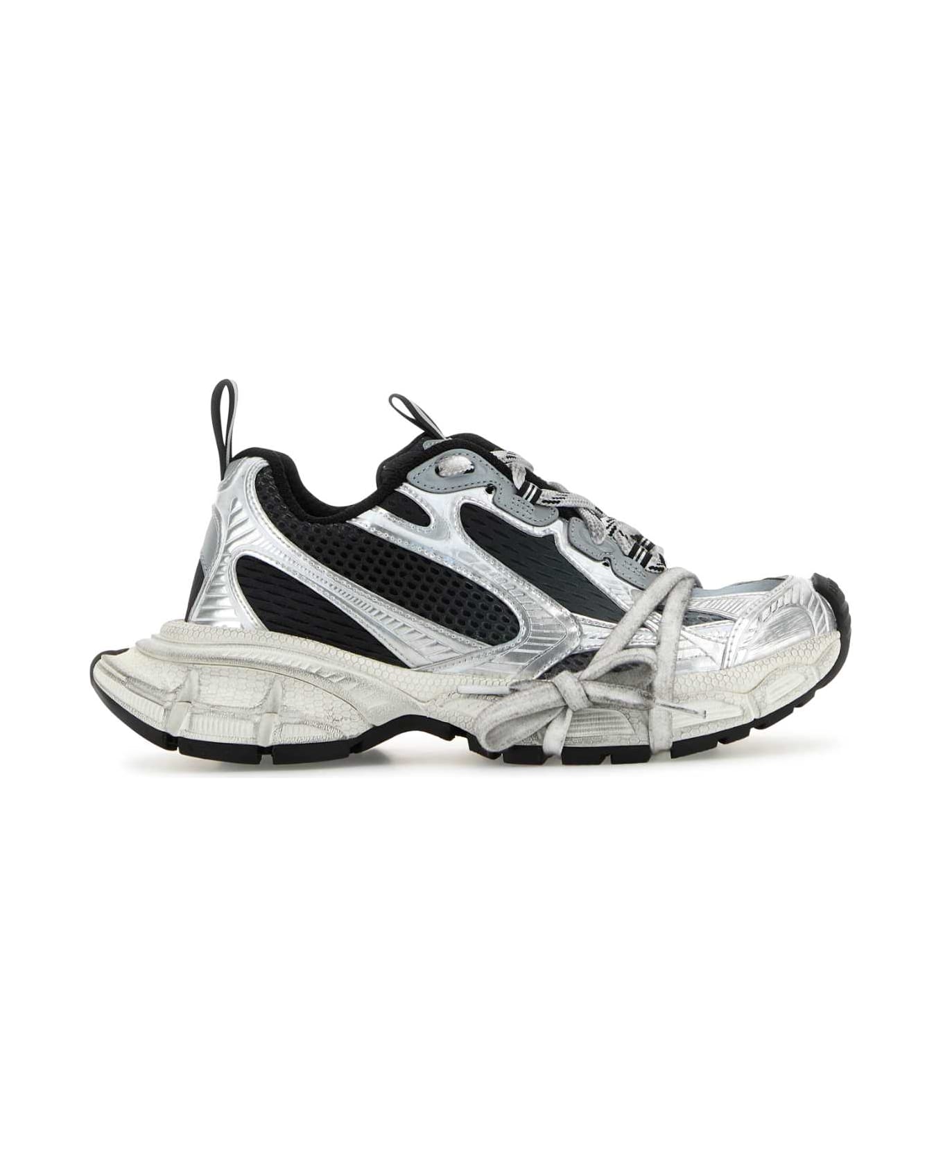 Balenciaga Multicolor Mesh And Rubber 3xl Gradient Sneakers - BLK/GREY/WHITE スニーカー