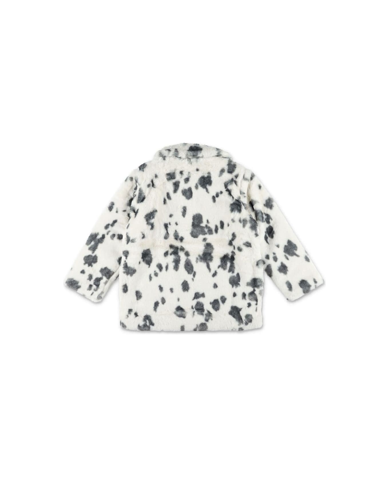 Stella McCartney Kids Eco Pelliccia Con Stampa - Gray