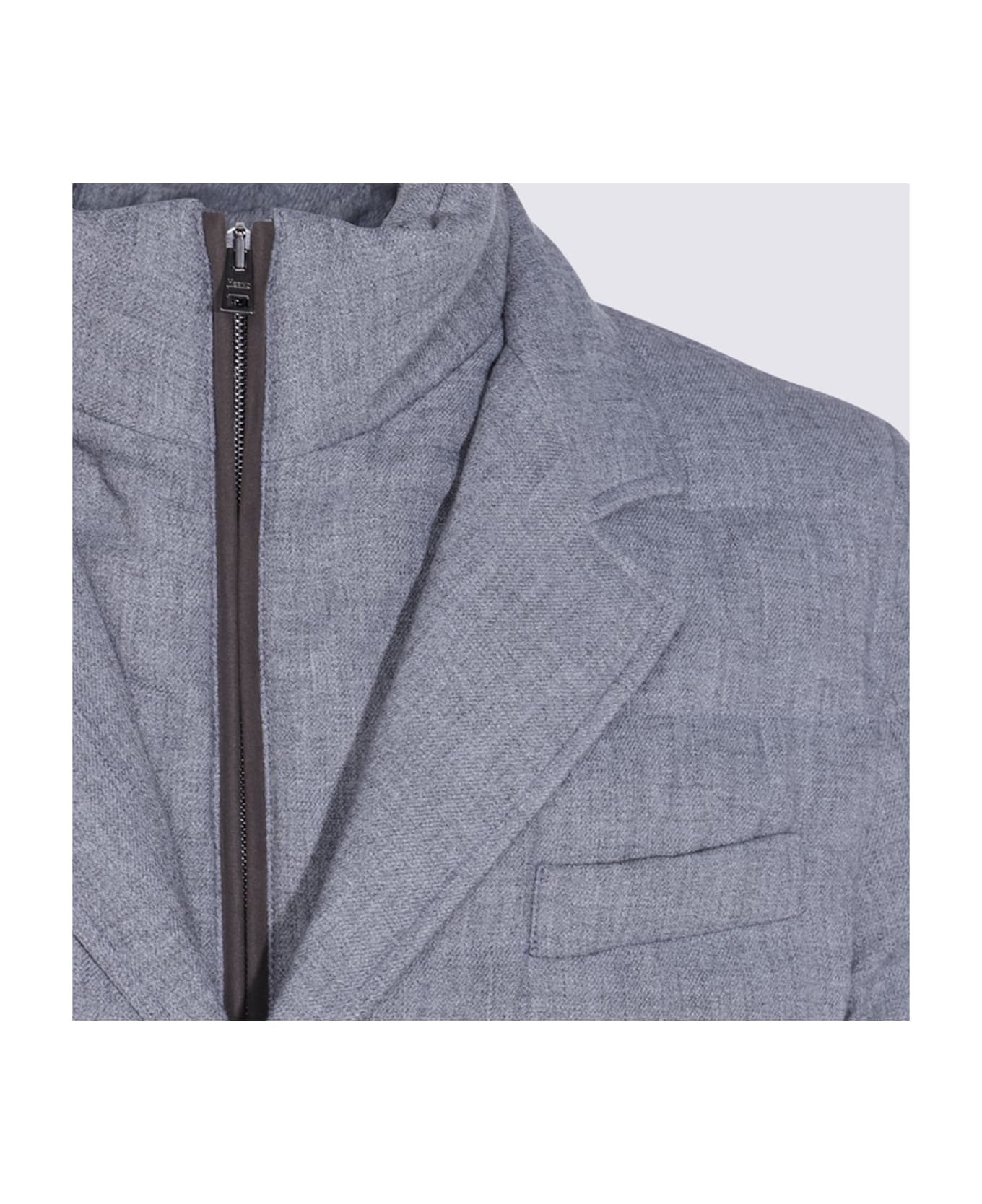 Herno Grey Down Jacket - Grey