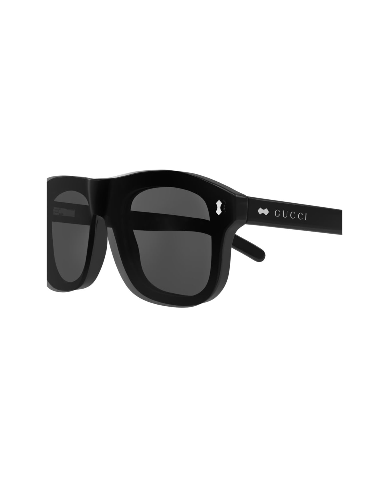 Gucci Eyewear Gg1712s-001 Black-black-transparent - BLACK-BLACK-TRANSPARENT